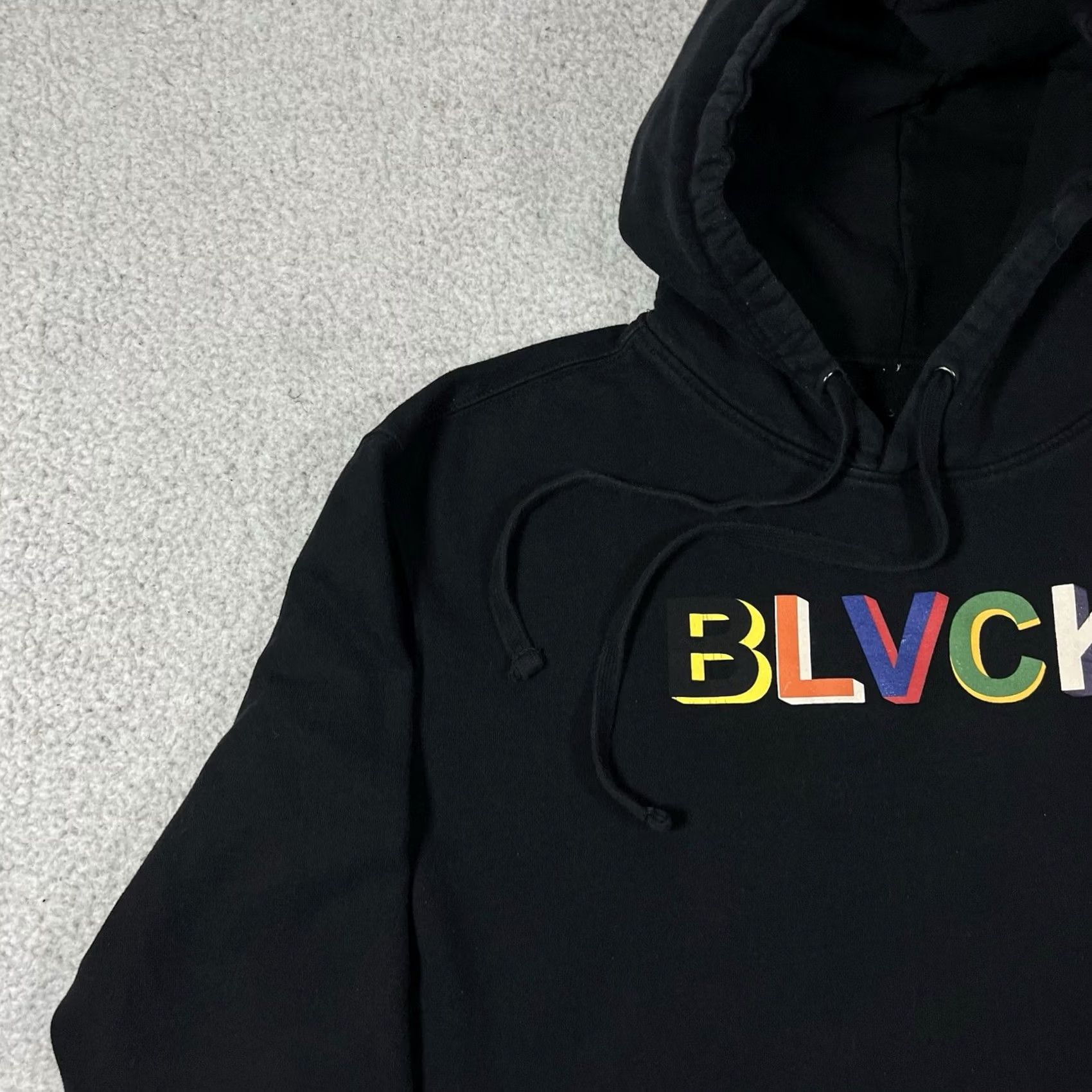 Black Scale Black Scale Hoodie Mens 2XL Black Graphic Sweatshirt Grunge Goth Asap Mob Rocky Pullover Hooded Pockets Logo Cotton Polyester Fleece Street Mens Size US XXL / EU 58 / 5 - 6 Thumbnail