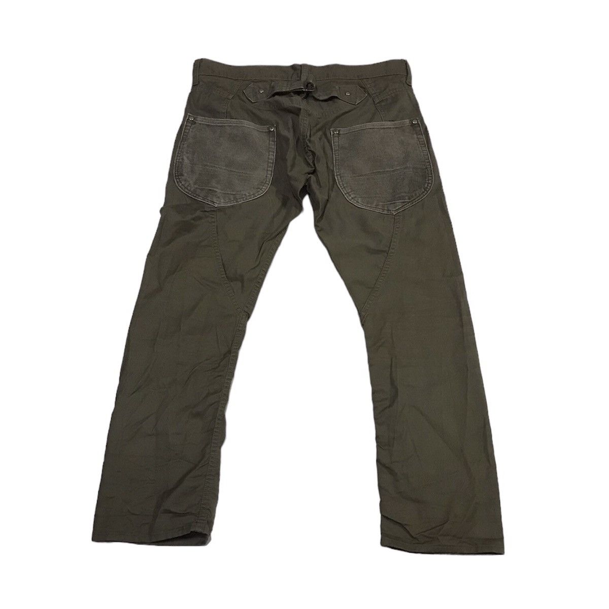 image of Comme Des Garcons x Junya Watanabe Cdg Man Ad2013 Pants in Army Green, Men's (Size 33)