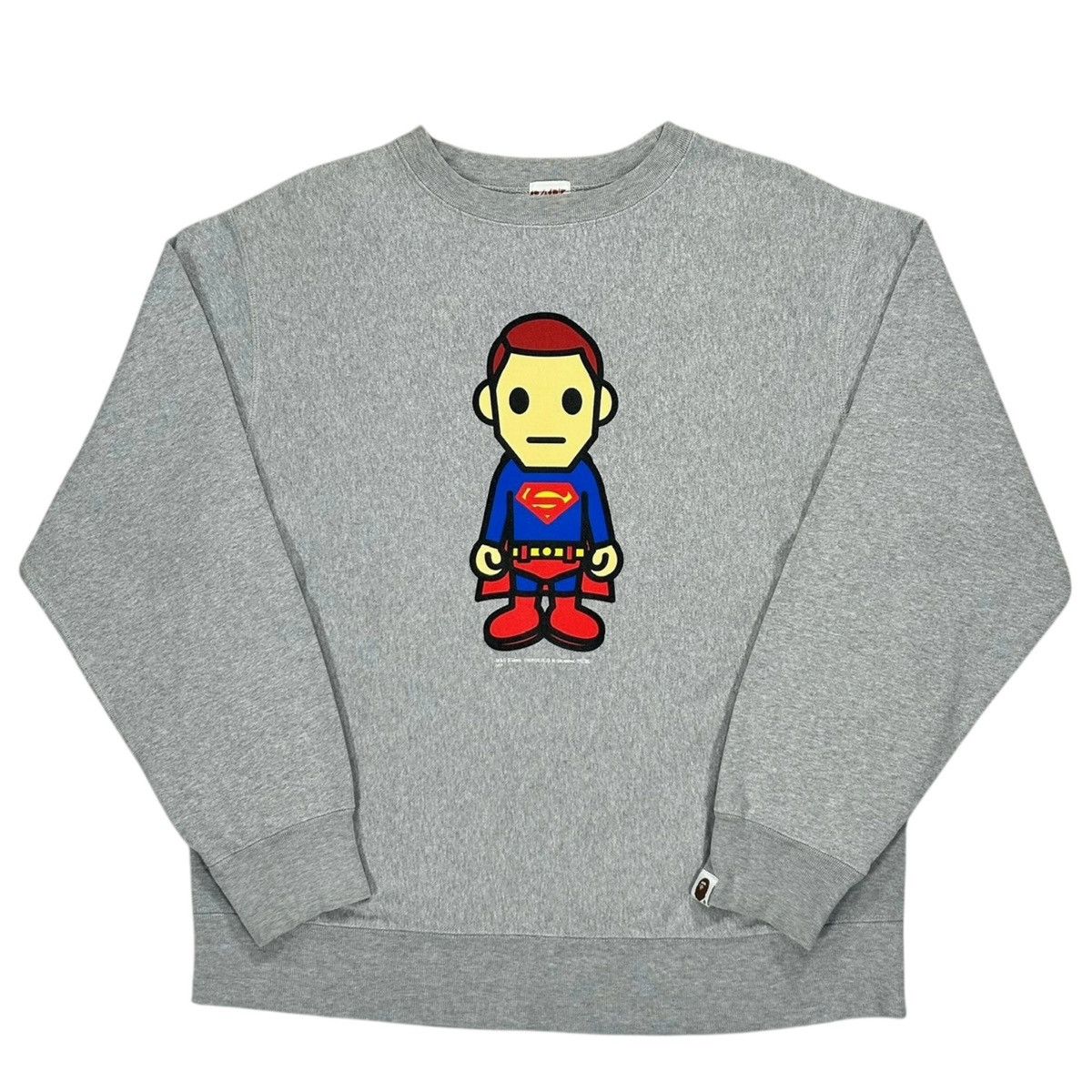 Bape × DC Comics VTG A Bathing Ape Bape Dc Comics Superman 2007 Sweatshirt Size US M / EU 48-50 / 2 - 1 Thumbnail