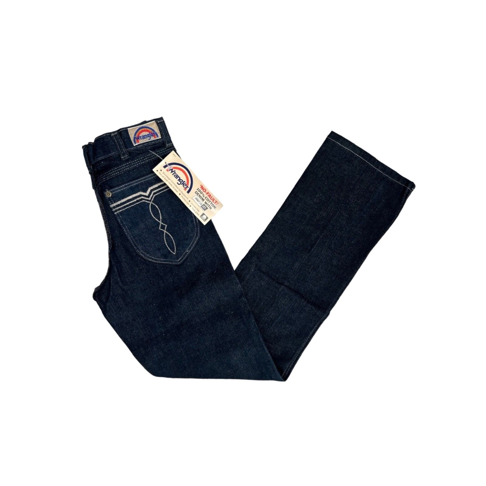 Wrangler VINTAGE Wrangler Laredo Straight Jeans Woman? Wait: Men's size 26x30 deadstock NWT USA made. Size US 26 / EU 42 - 2 Thumbnail