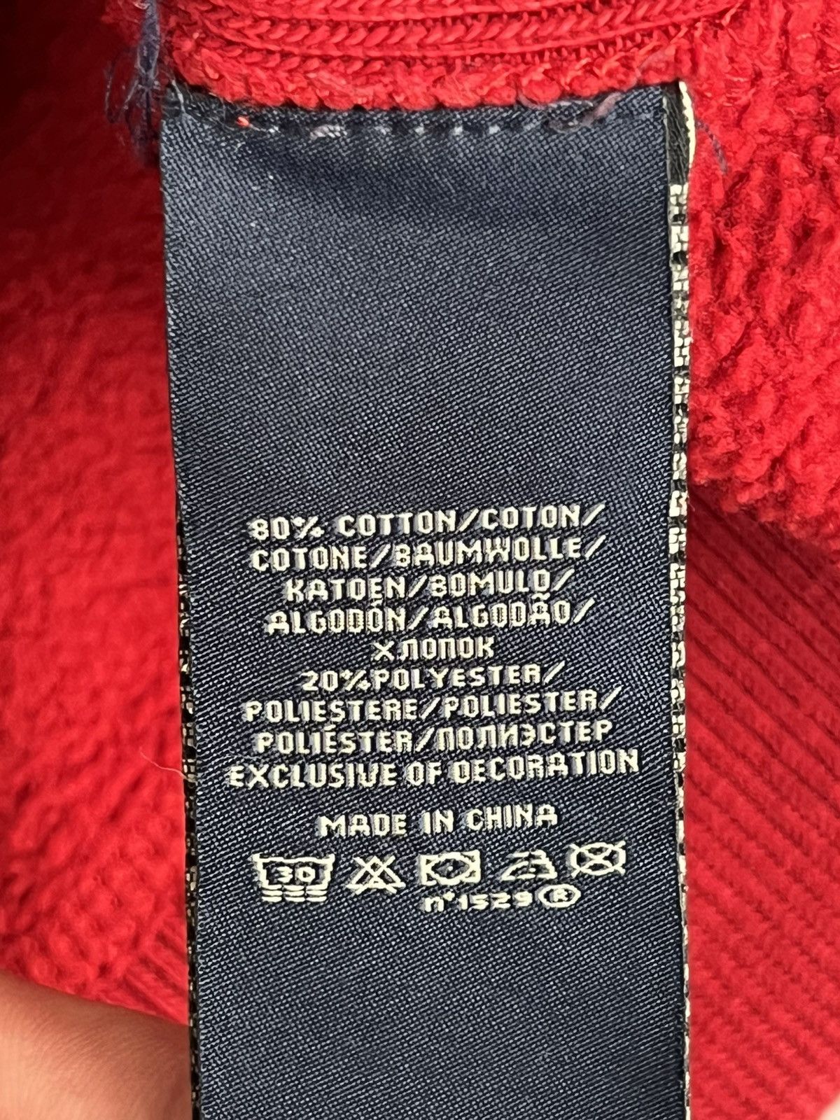 Polo Ralph Lauren 🇺🇸 Vintage Polo Jeans USA Patchwork Flag Hoodie Size US L / EU 52-54 / 3 - 13 Thumbnail