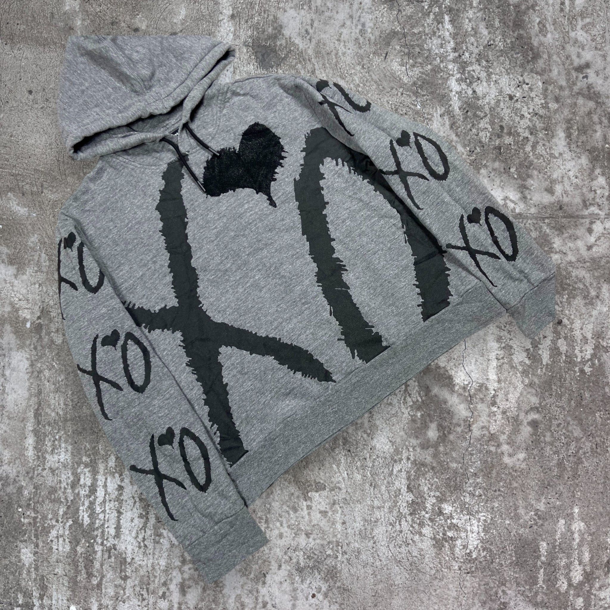 The Weeknd THE WEEKND XO BOXY FIT RARE Y2K PUFF PRINT HOODIE - № 1162 Size US M / EU 48-50 / 2 - 2 Thumbnail