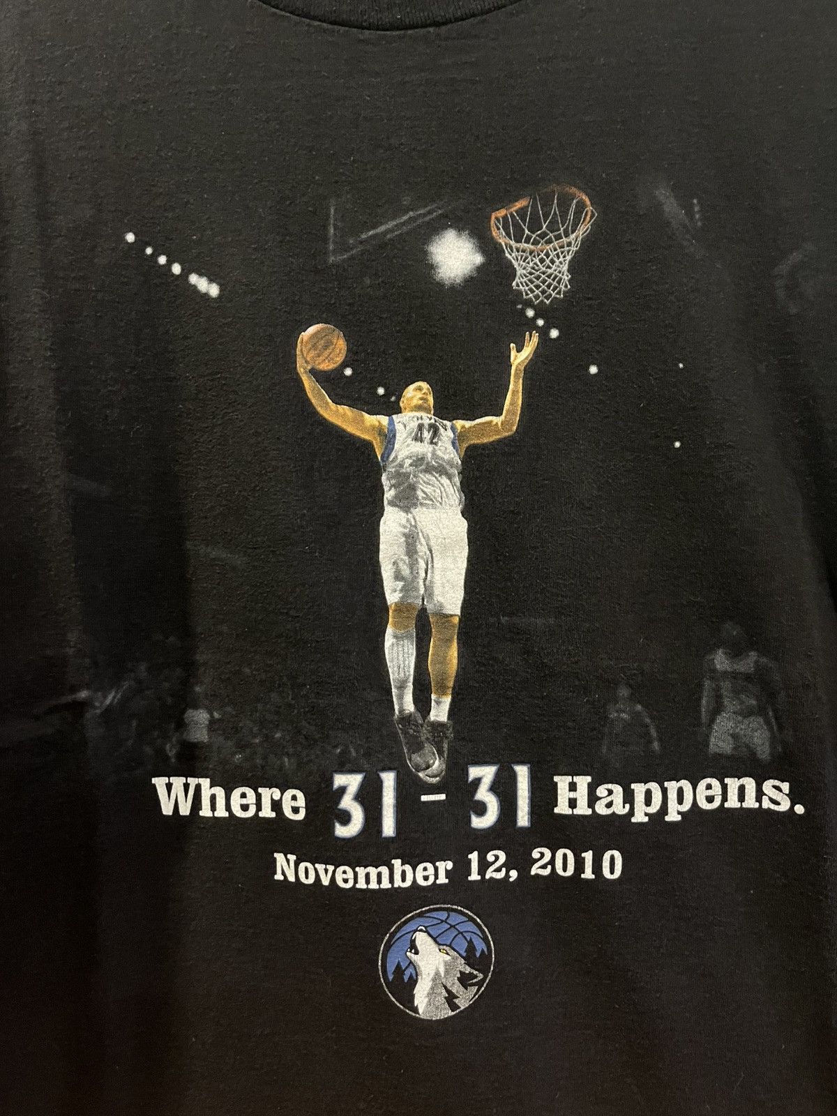NBA Vintage Y2K NBA Minnesota Timberwolves Kevin Love T-Shirt Size US L / EU 52-54 / 3 - 3 Thumbnail