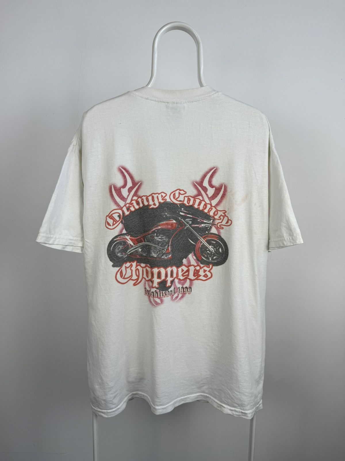 Vintage Vintage Faded Orange Country Choppers Estabilished 1999 Tee Size US XL / EU 56 / 4 - 2 Thumbnail