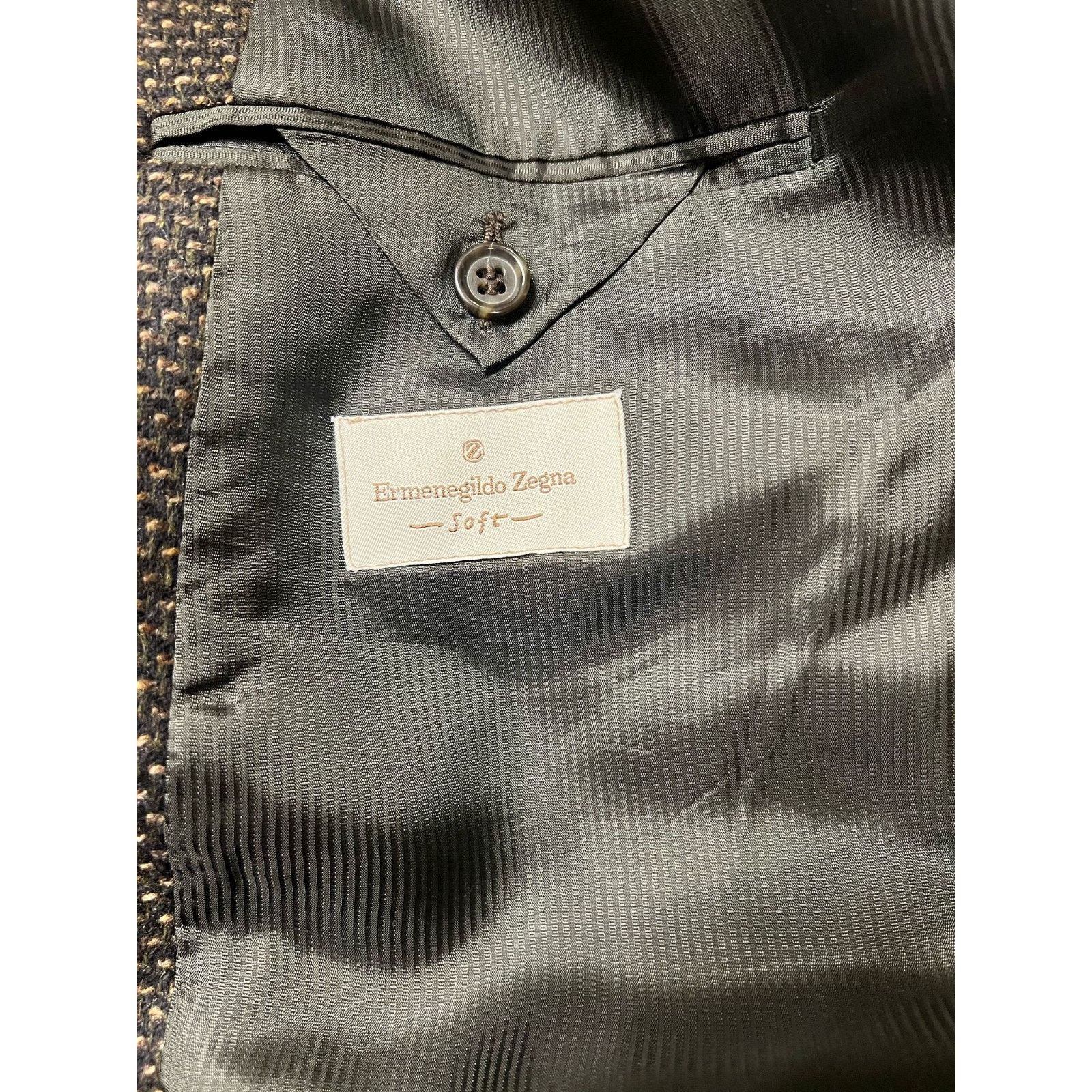 Ermenegildo Zegna ERMENEGILDO ZEGNA 3 Button Mens Blazer 48R US/58R EU Size 48R - 4 Thumbnail