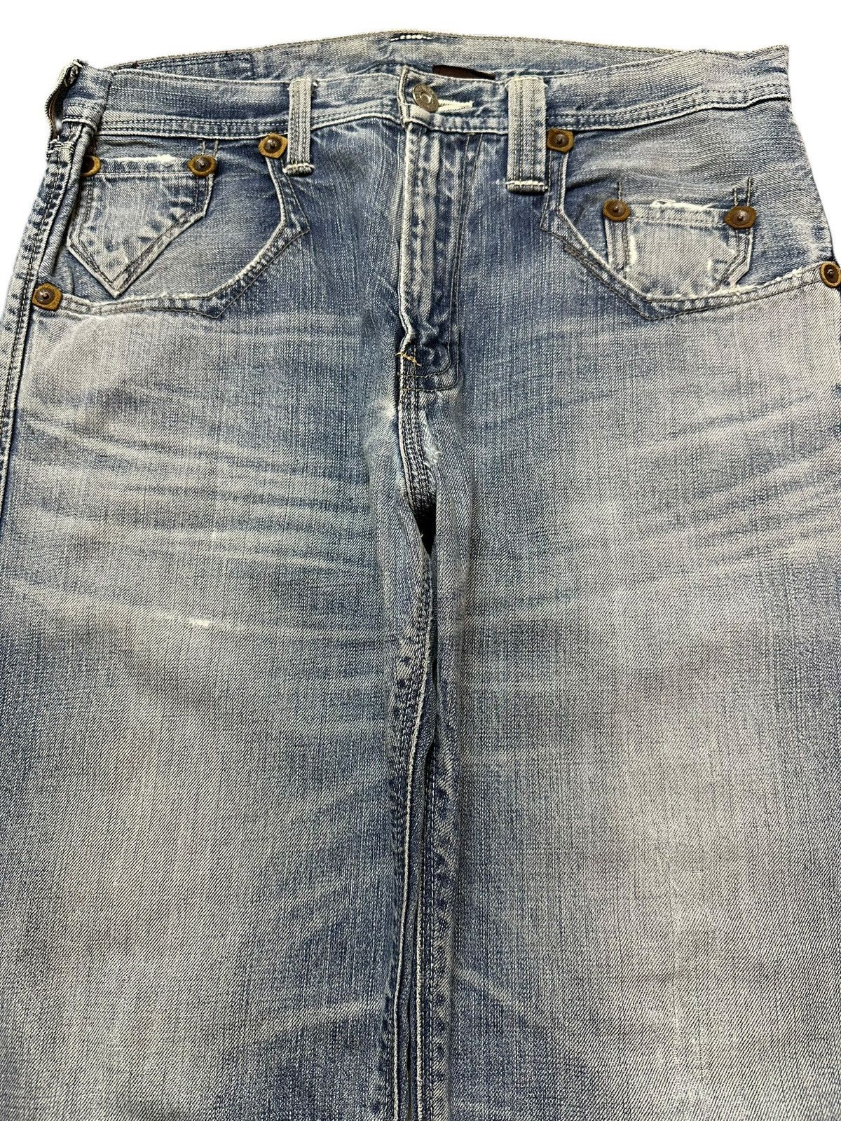 Levi's Vintage 90s Levis 502 Faded Wash Style Loose Jeans Size US 32 / EU 48 - 3 Thumbnail