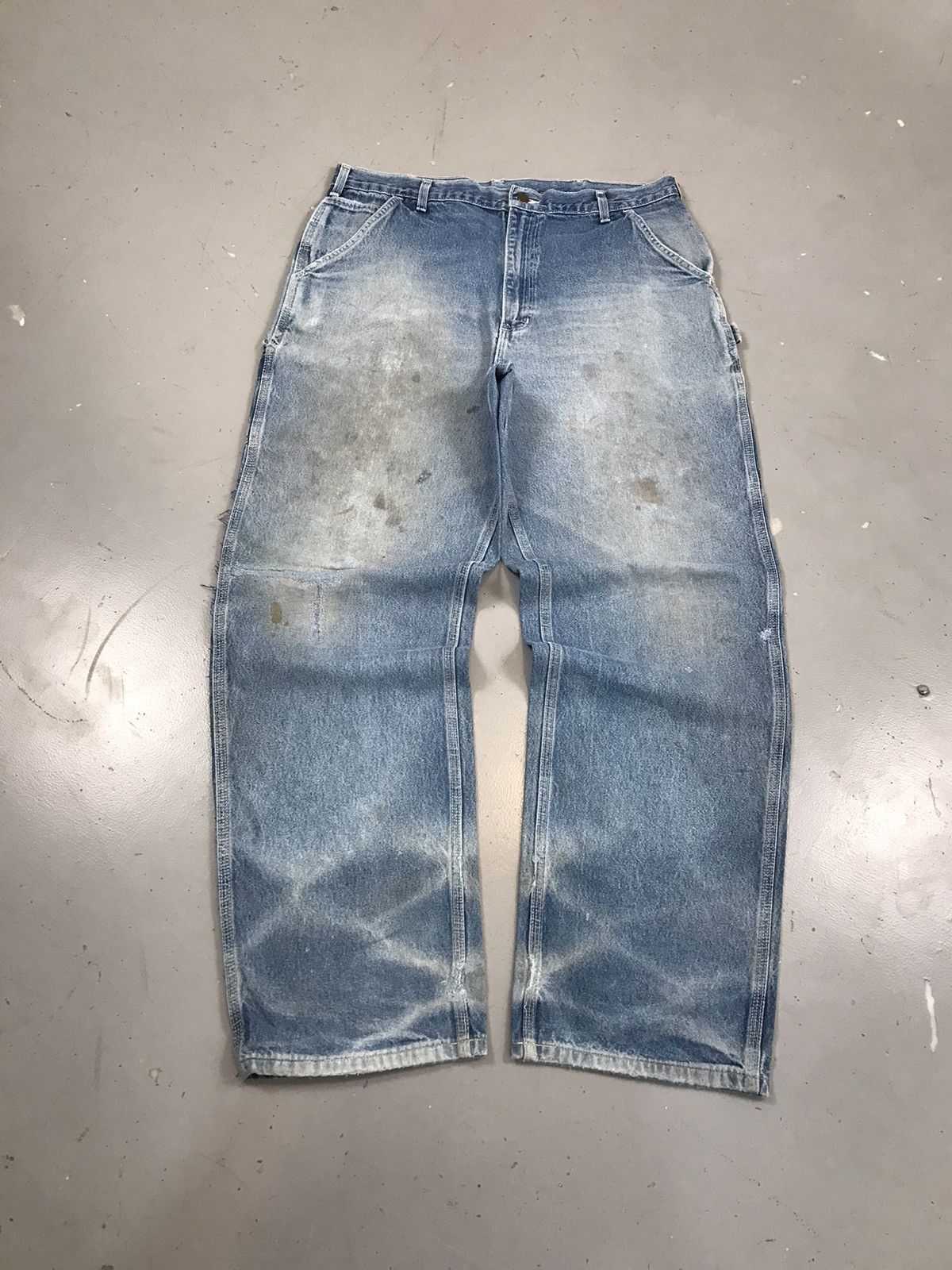 Vintage Carhartt b13 dst carpenter denim