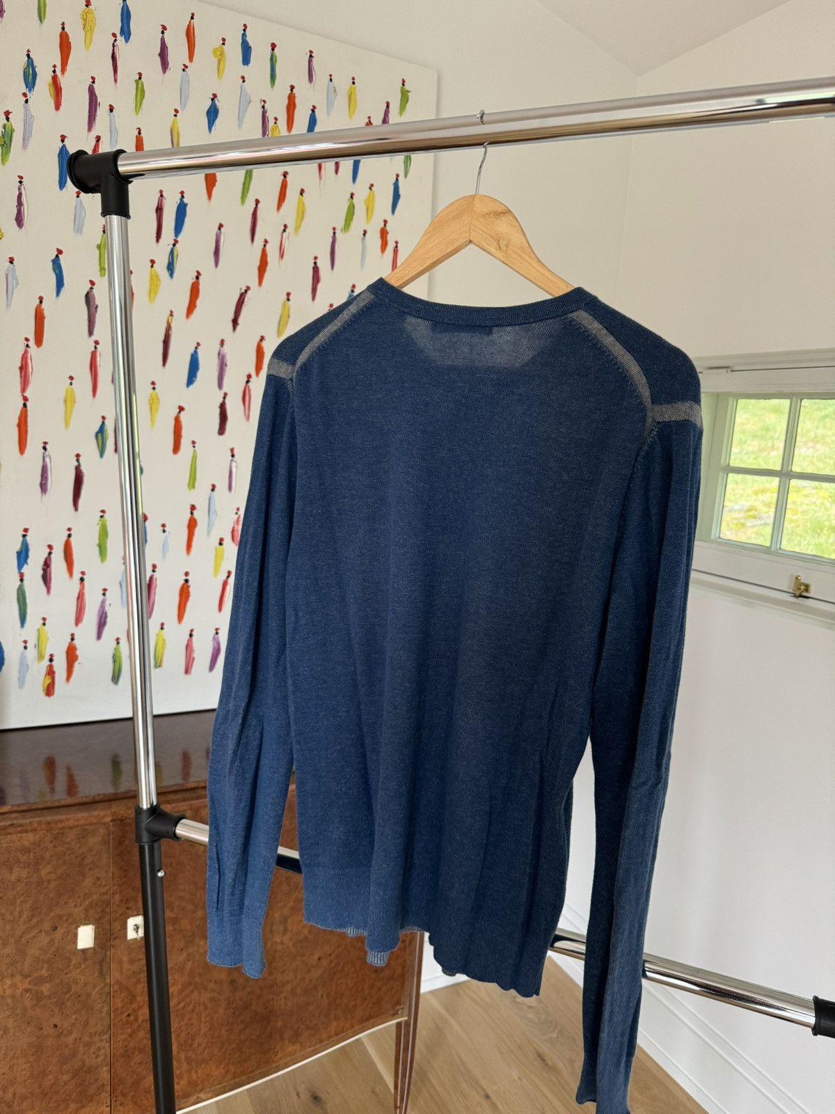 Vince Henley Sweater with knit details Size US M / EU 48-50 / 2 - 5 Thumbnail