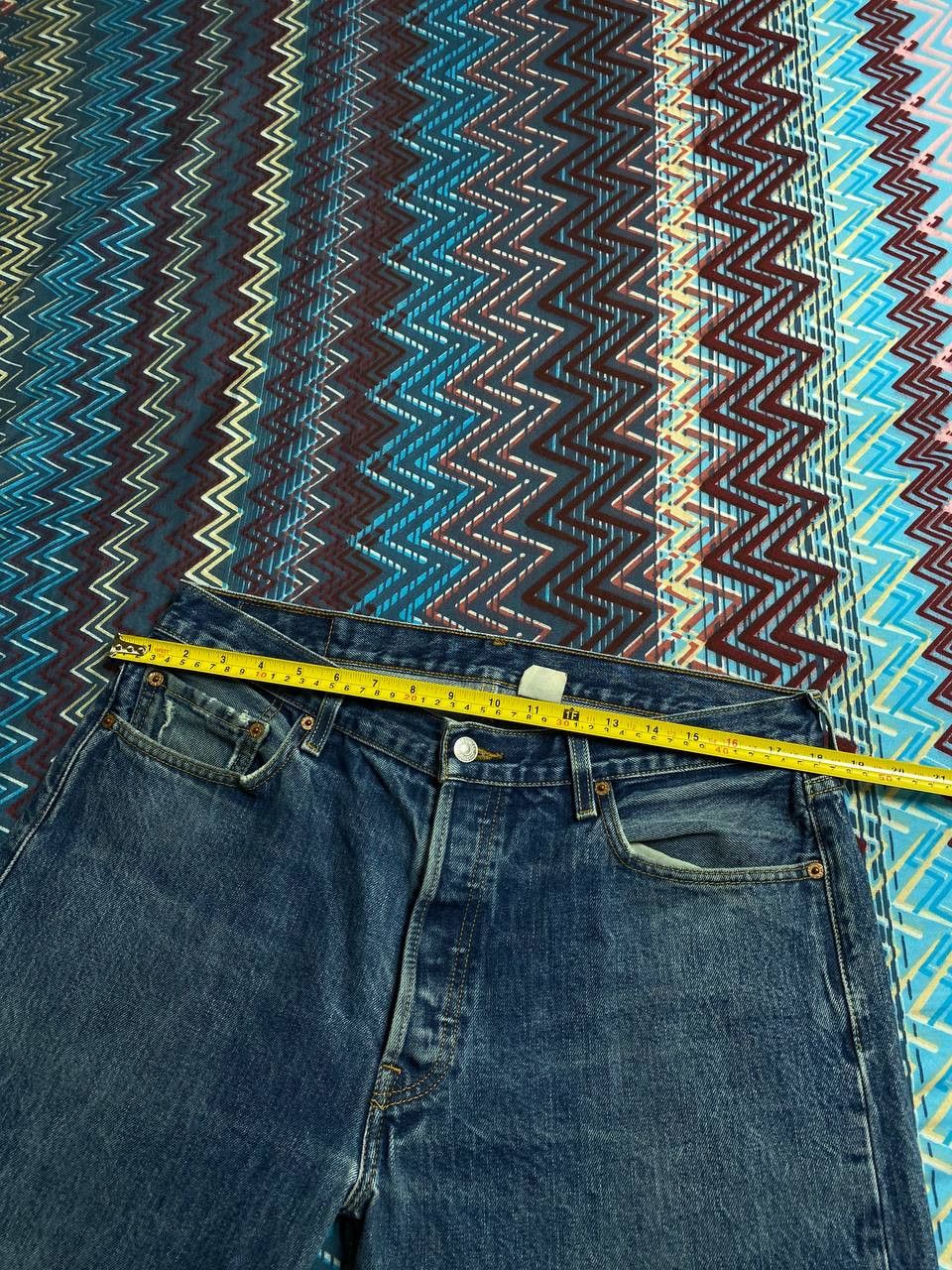 Levi's × Vintage Vintage CRAZY Faded Levi's 501 Denim Jeans Size US 36 / EU 52 - 11 Thumbnail