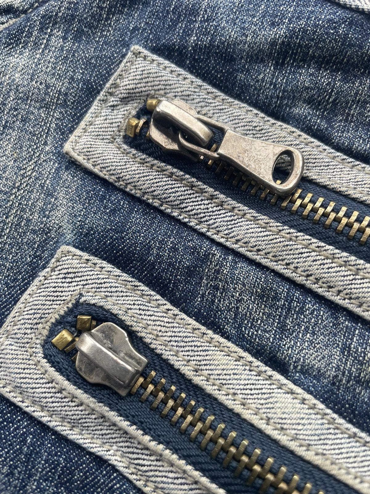 Japanese Brand Hi-Hop Custom Distresed Denim Size US 34 / EU 50 - 20 Thumbnail