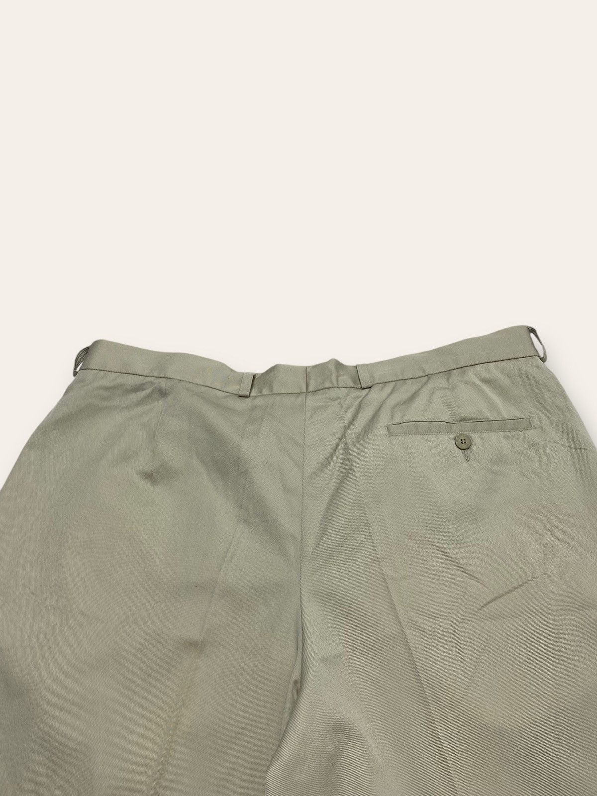 Lacoste 90s Vintage LACOSTE Chemise Beige Baggy Oversize Wide Pants Size US 35 - 12 Thumbnail