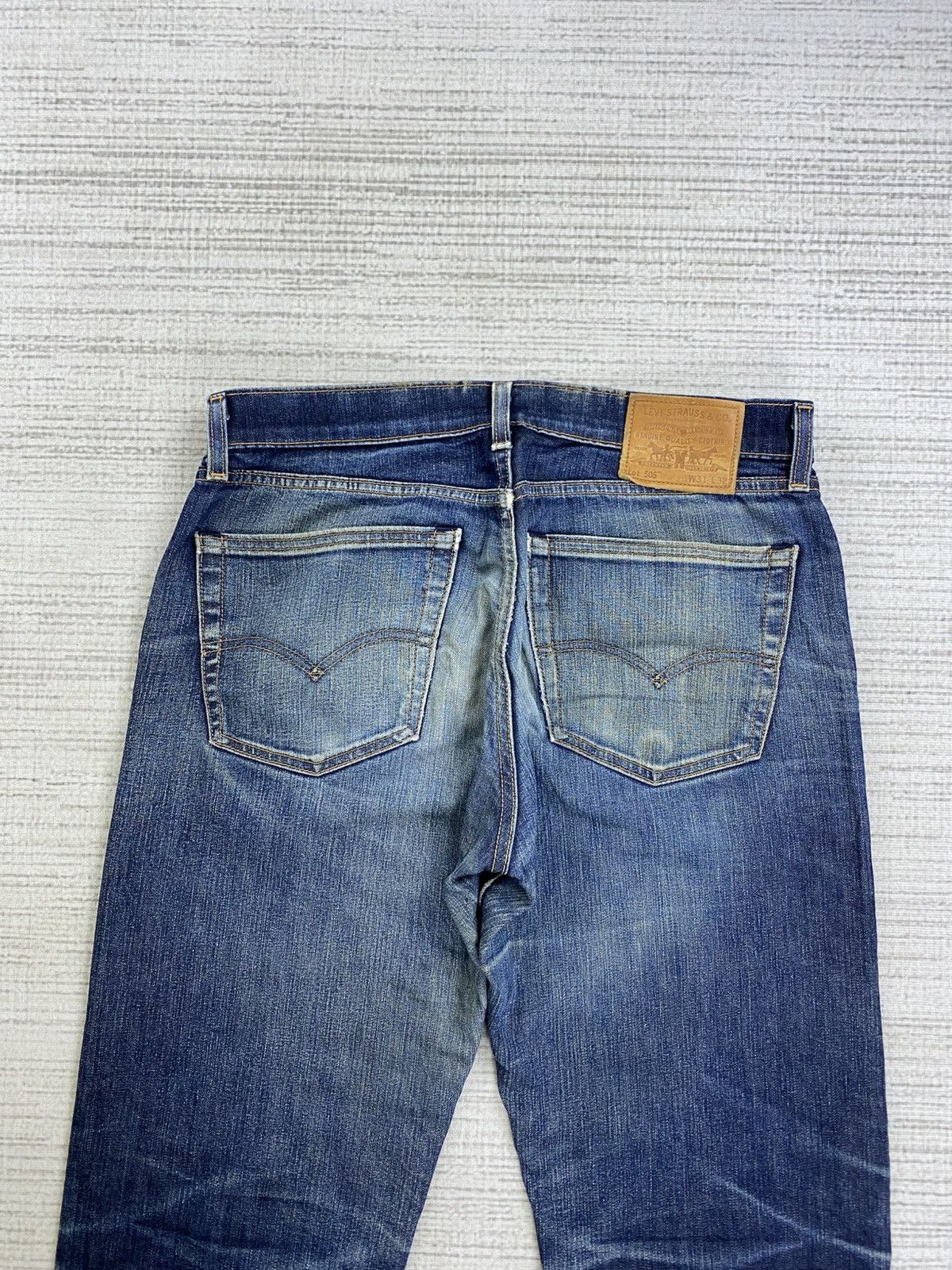 Levi's 🔥Vintage Levis 505 Distressed Denim Jeans Size US 32 / EU 48 - 10 Thumbnail