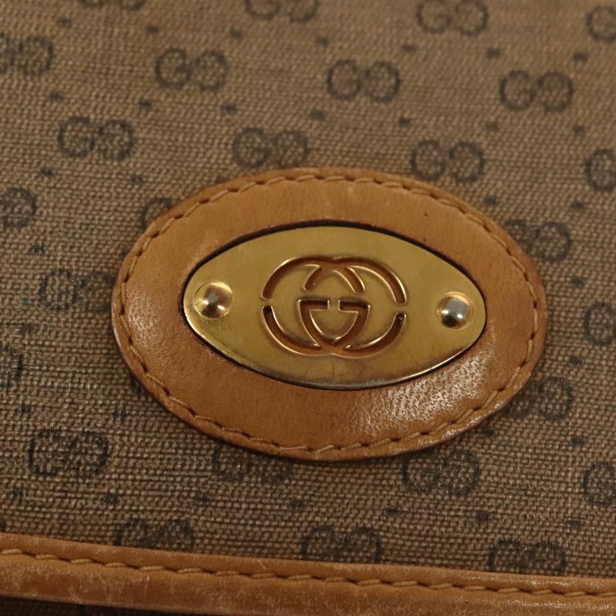 Gucci GUCCI Micro GG Supreme Shoulder Bag Pvc Beige Gold 007 92 Size ONE SIZE - 14 Thumbnail