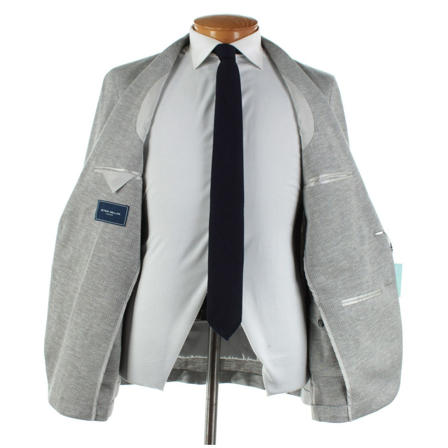Peter Millar Peter Millar Sport Coat Size 44 Regular US in Gray Size 44R - 7 Thumbnail