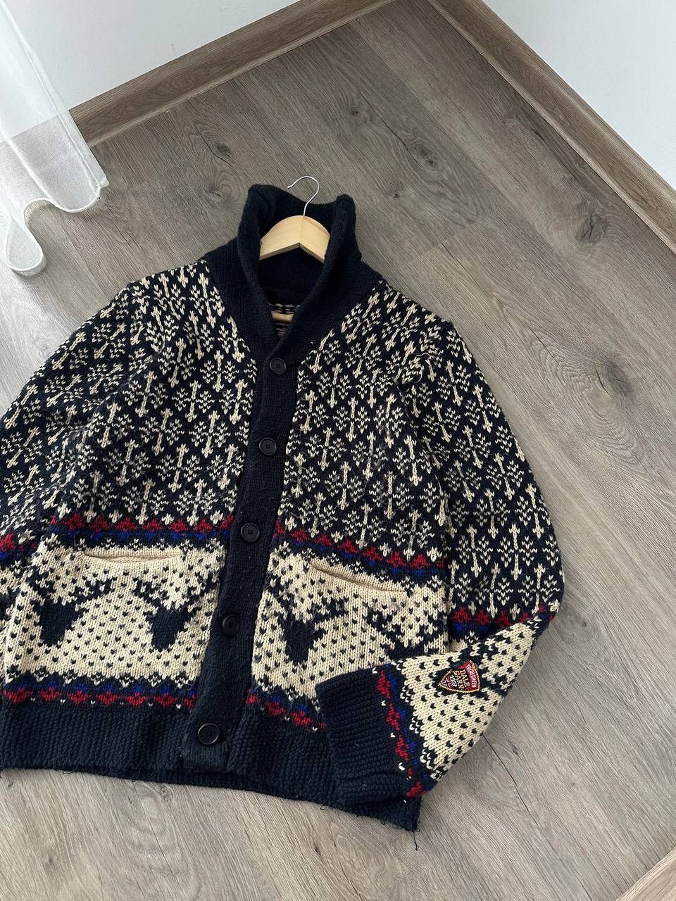 Vintage Vintage Cardigan Wool Knit Norway Dale Garn Sweater Size US M / EU 48-50 / 2 - 7 Thumbnail
