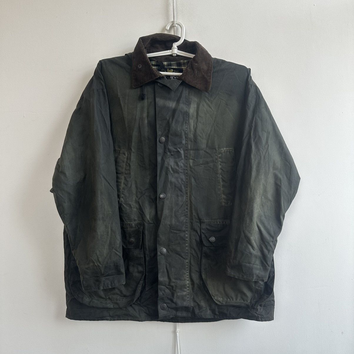 Barbour Vintage Mc Orvis Waxed Cotton Long Sleeve Jacket Men’s Sz M Size US M / EU 48-50 / 2 - 1 Thumbnail