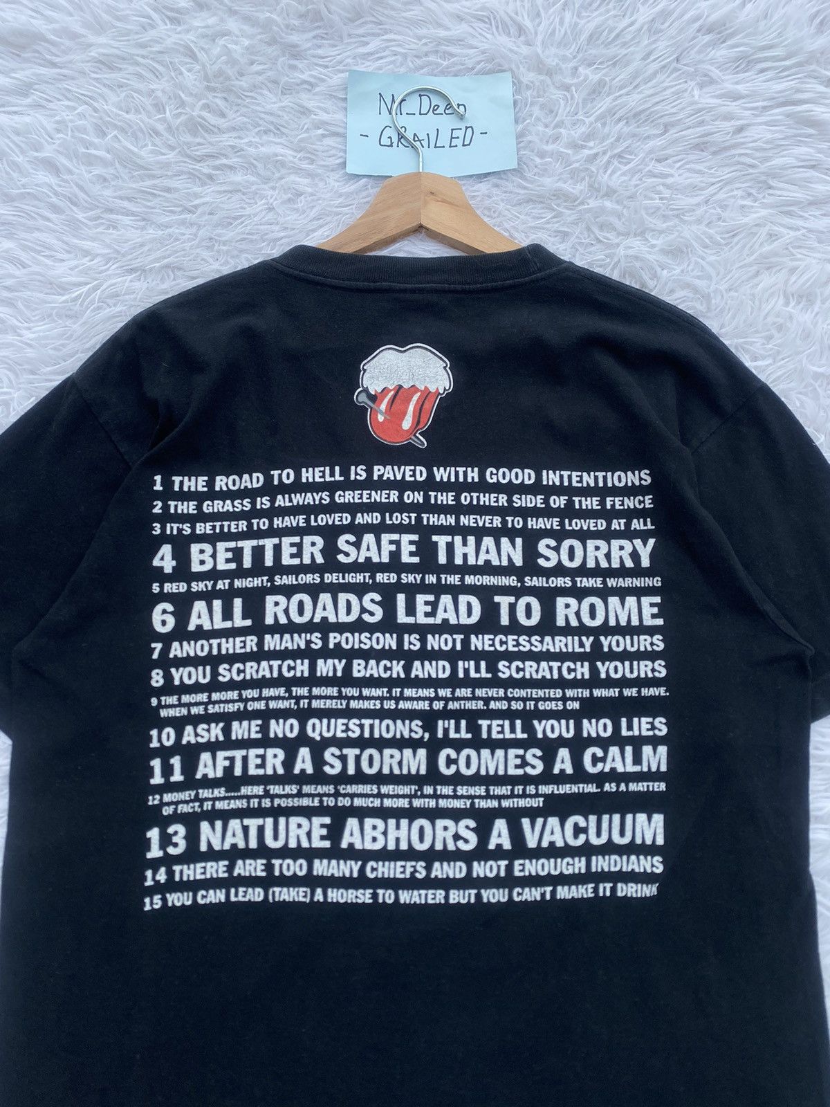 Japanese Brand Rare The Rolling Stones Japanese Brand Number Nine Tshirt Size US L / EU 52-54 / 3 - 14 Thumbnail