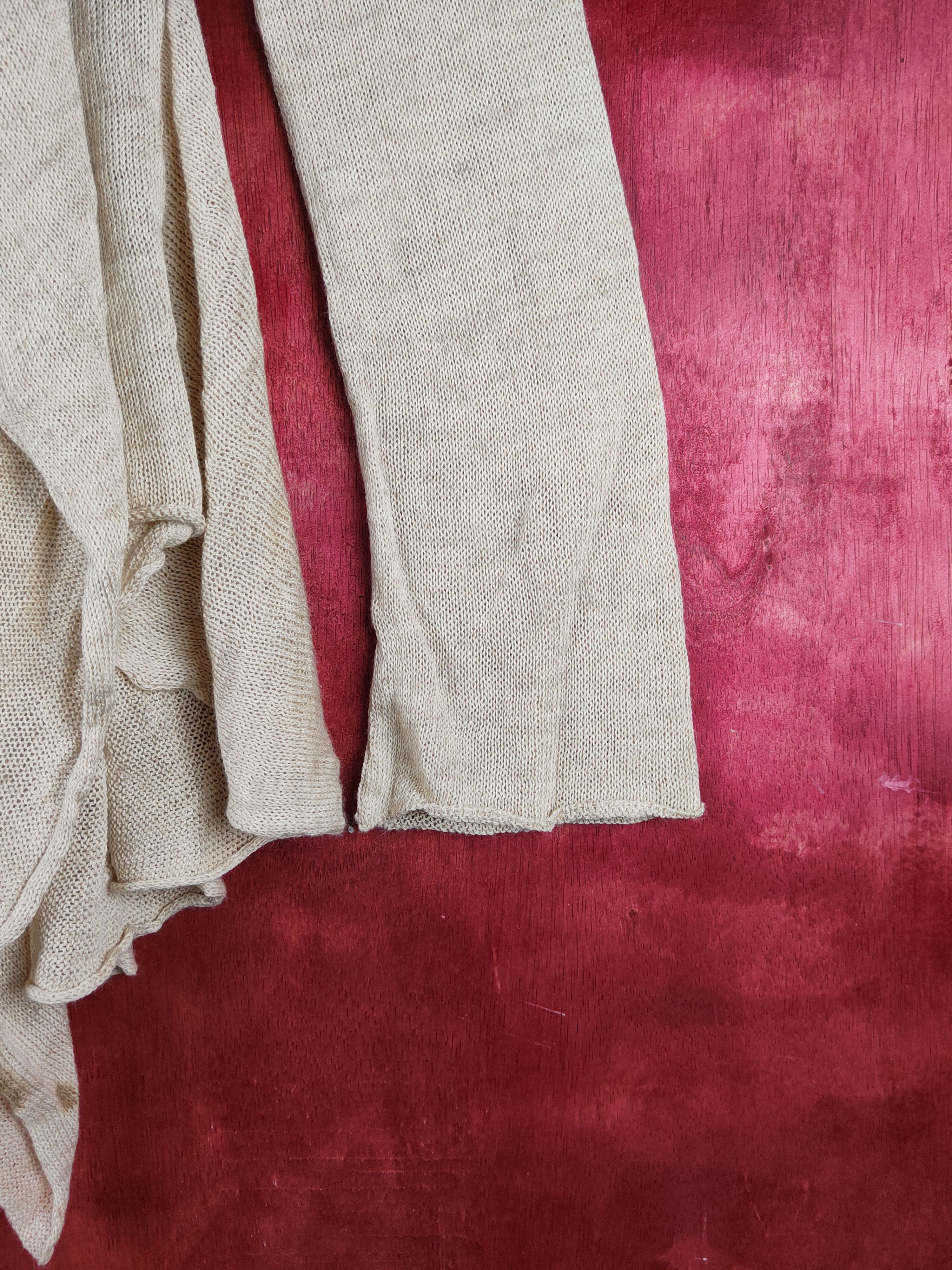 Japanese Brand × Vintage Vingtrois Beige Knitwear Cardigan vintage #S2374 Size S / US 4 / IT 40 - 8 Thumbnail