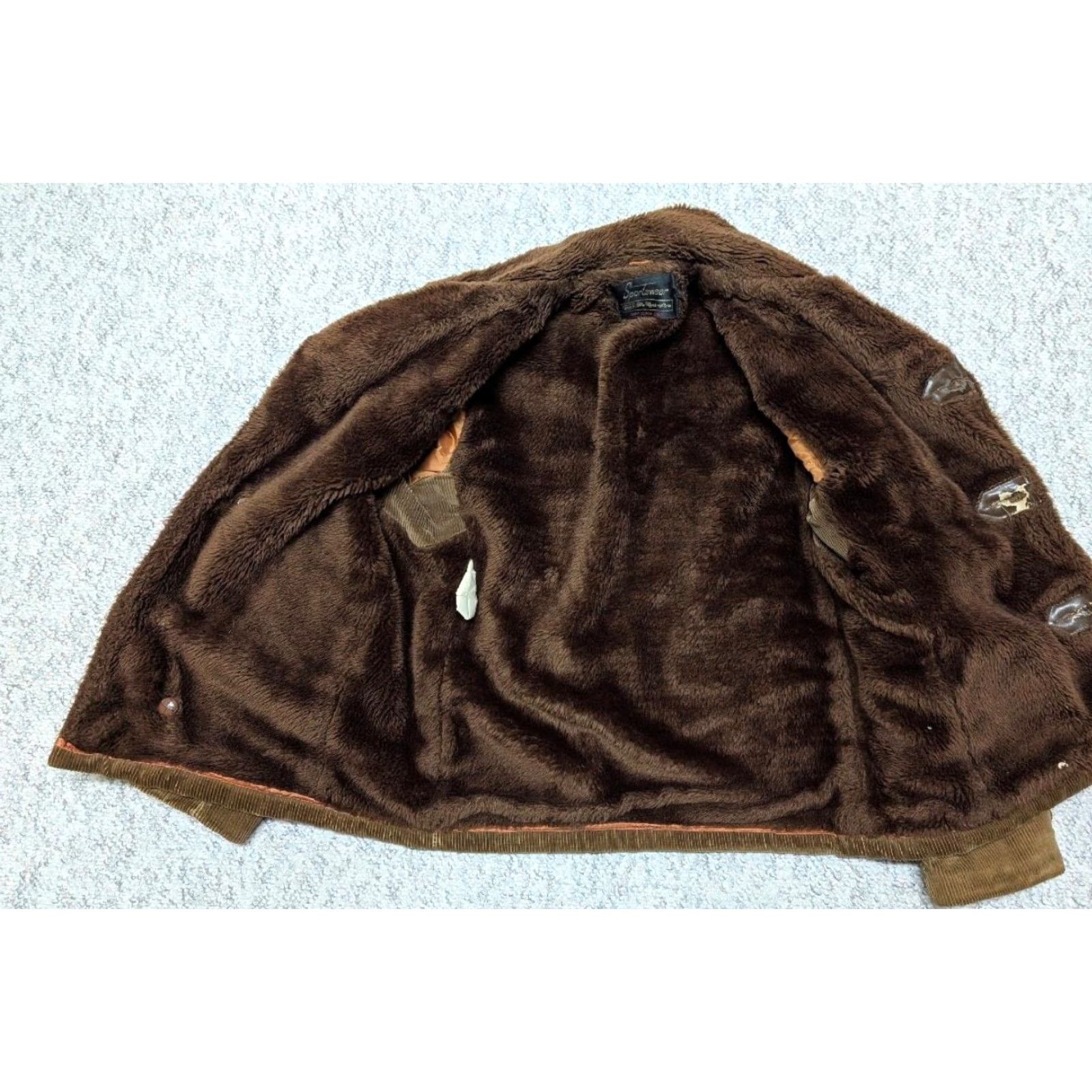 Sears VINTAGE WESTERN JACKET Corduroy brown M Chest 40-42 SEARS Bomber Jacket Men Corduroy Sherpa 70s 40) Size US M / EU 48-50 / 2 - 4 Thumbnail