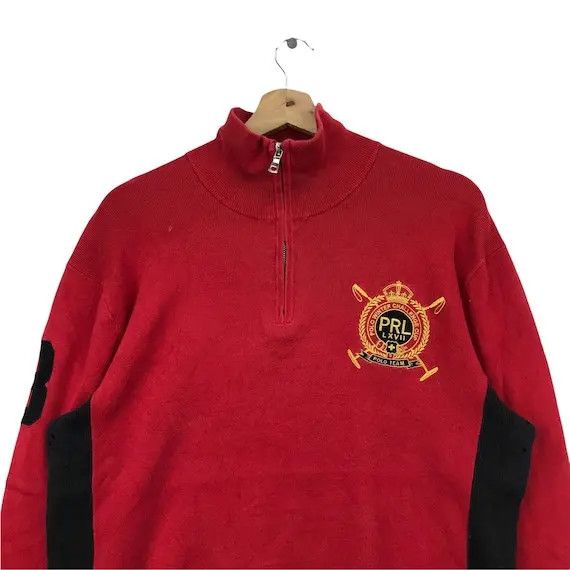Polo Ralph Lauren Vtg 90’ Polo RALPH LAUREN PRL Cookies Logo Sweater Size US M / EU 48-50 / 2 - 3 Thumbnail