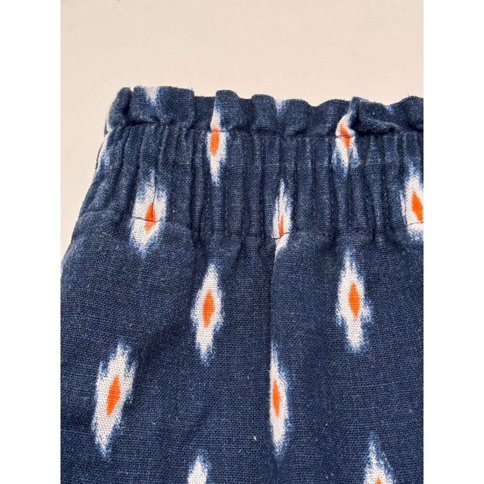 J.Crew J.Crew Skirt Womens 8 Lined Elastic Waist Scalloped Navy Size 30" / US 8 / IT 44 - 4 Thumbnail