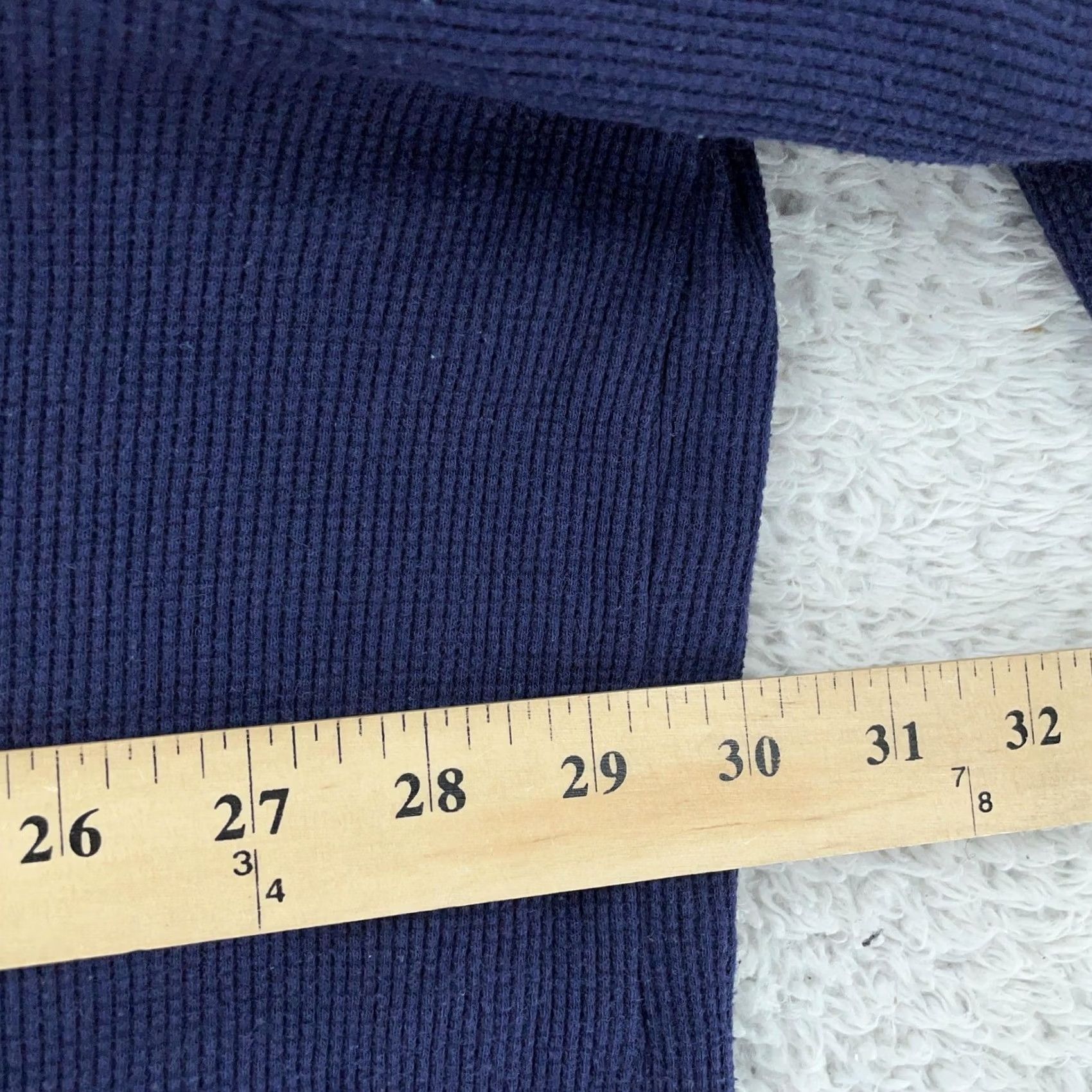 Vintage Roaman's Sweater Womens 4X Plus Navy Cowl Neck Ribbed Knit 3/4 Sleeve Pullover Knit Wool? Size XXL / US 16-18 / IT 52-54 - 4 Thumbnail