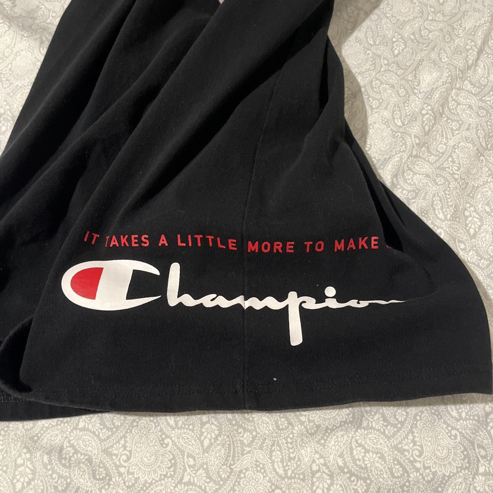 Champion Champion USA Big Logo Long Sleeve Shirt Men’s Medium Black Size US M / EU 48-50 / 2 - 7 Thumbnail