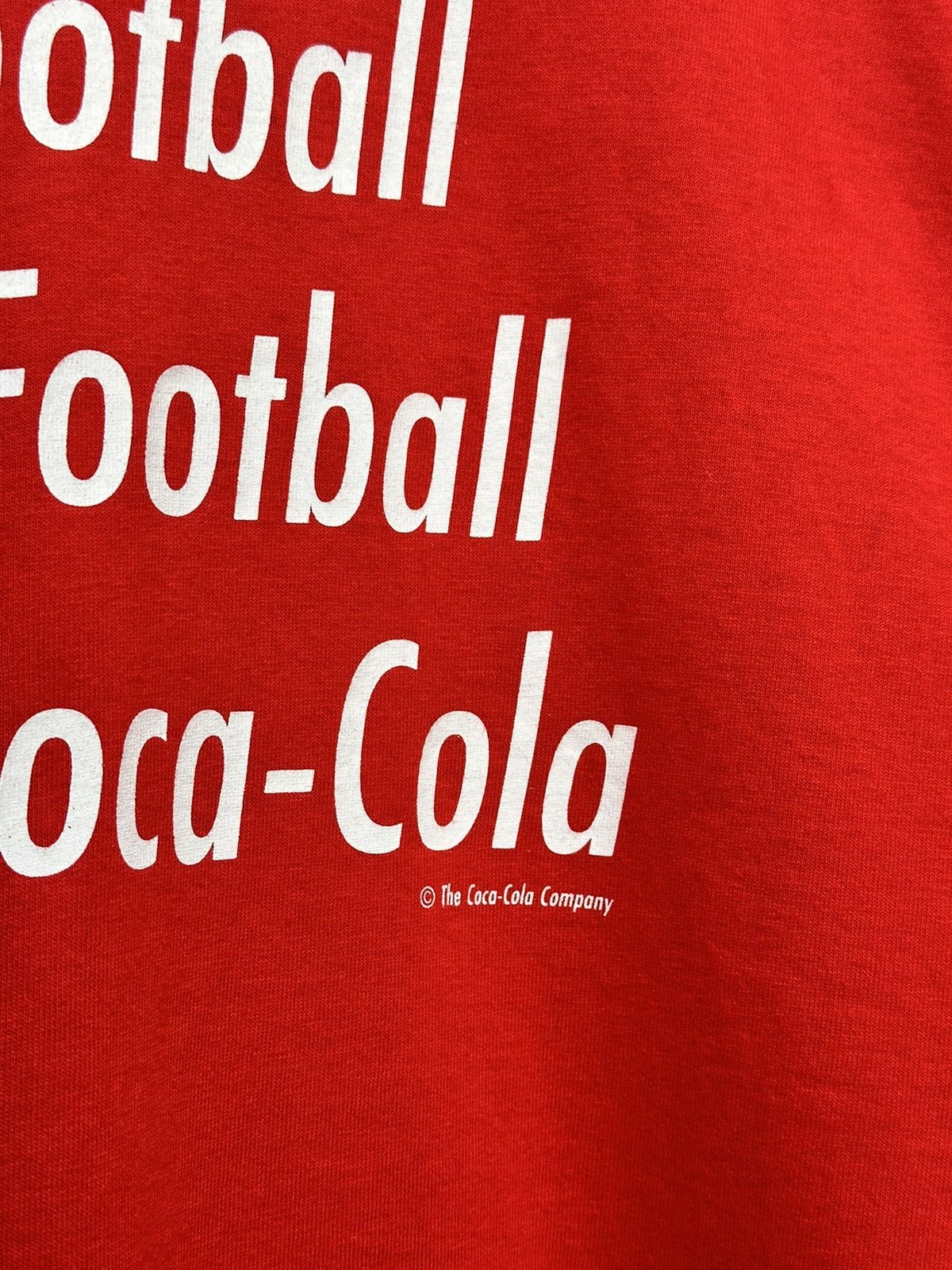 Coca Cola UEFA 1996 Euro Vintage 96 Coca Cola England Football Soccer Size US XL / EU 56 / 4 - 11 Thumbnail