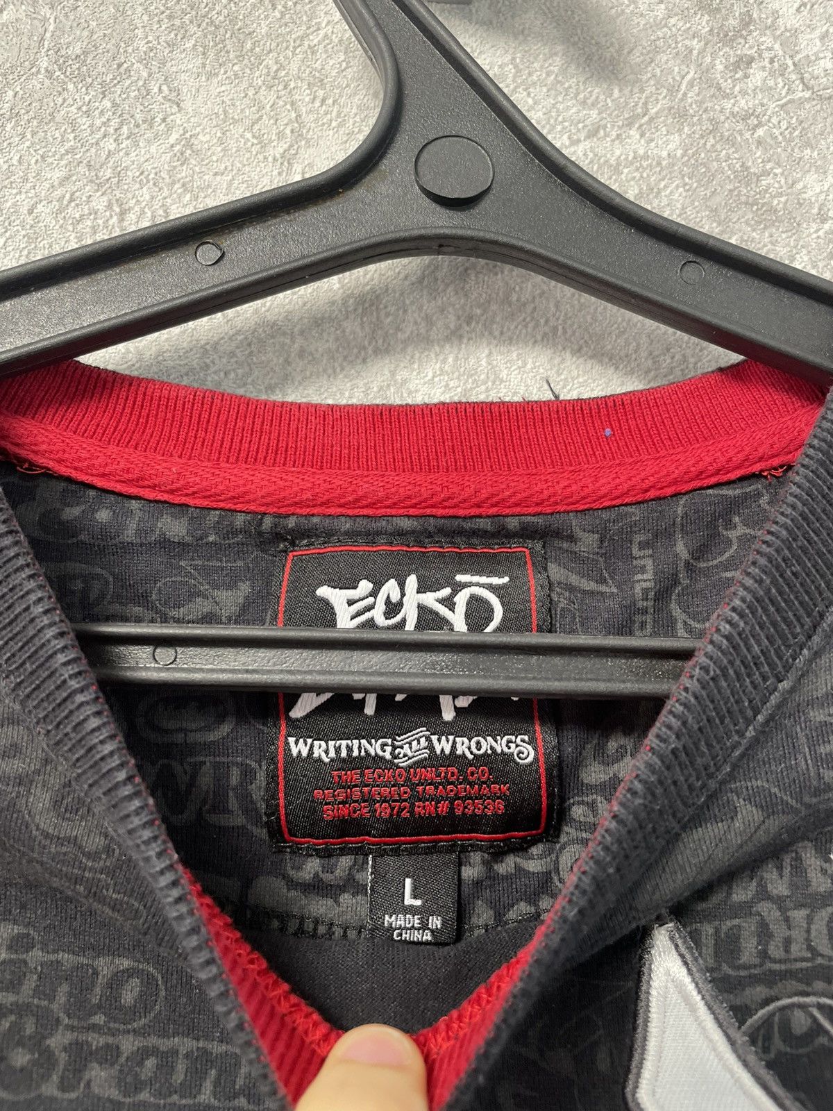 Ecko Unltd. Vintage Ecko Unltd Embroidered Logo Allover Print T-Shirt Size US L / EU 52-54 / 3 - 8 Thumbnail