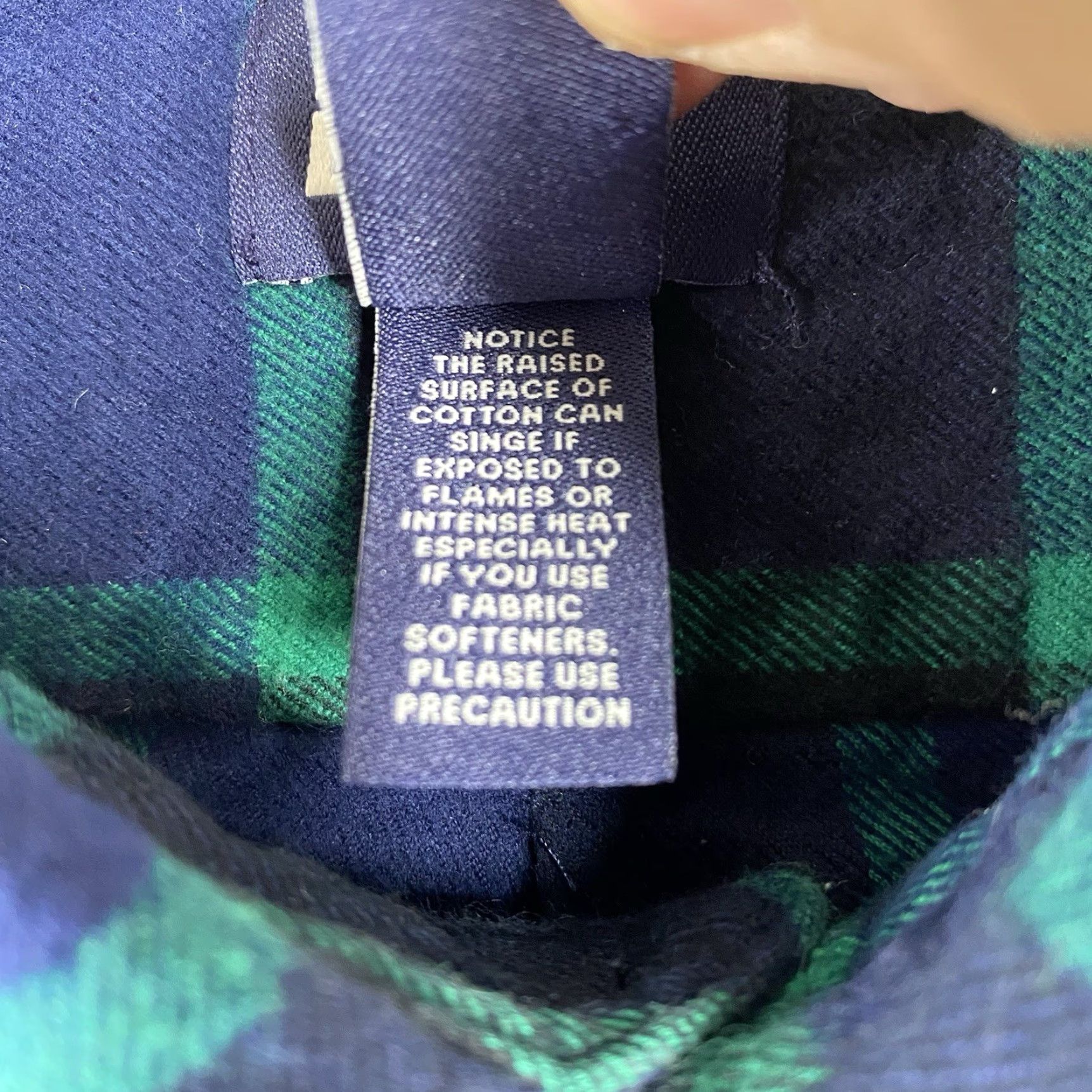 Lands' End Lands' End Mens Flannel Shirt L Button Up Long Sleeve Blue Plaid Tradition Shirt Button-Up Casual Men Size US L / EU 52-54 / 3 - 4 Thumbnail