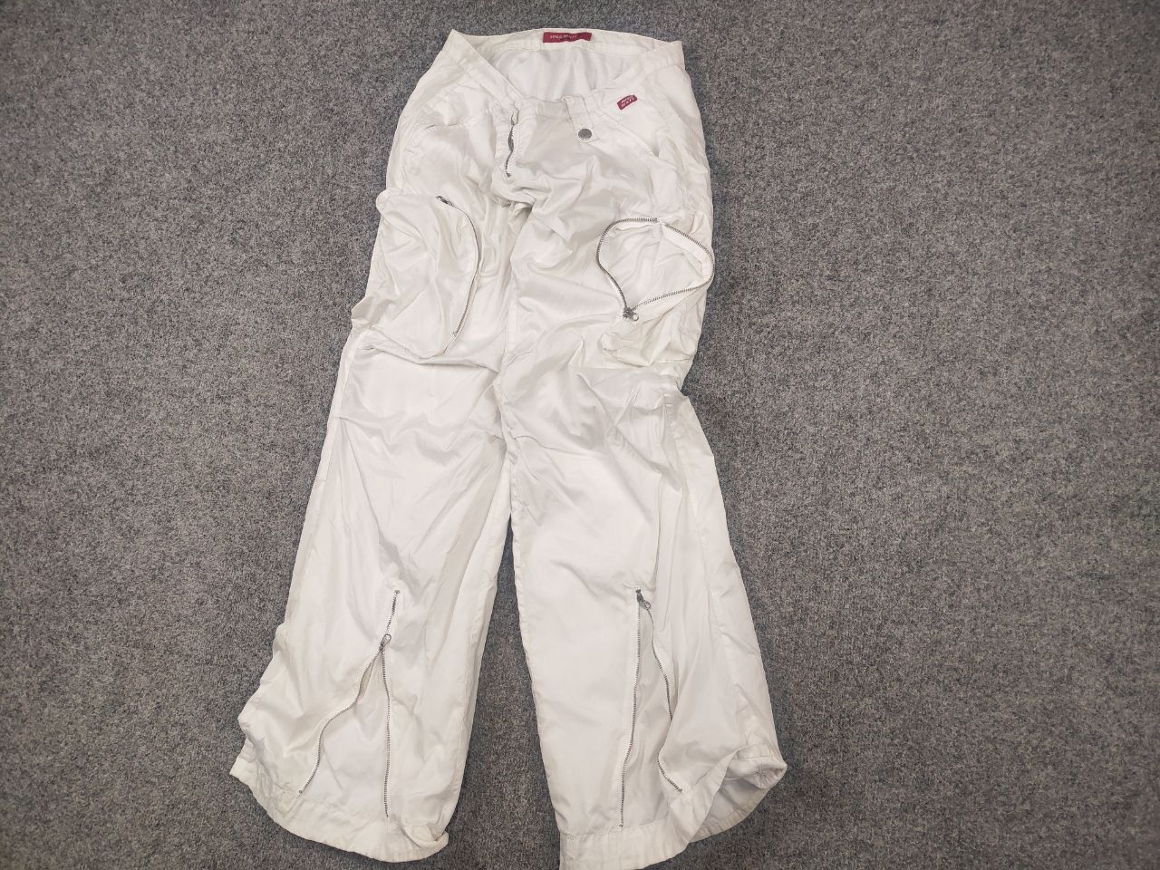 Miss Sixty Vintage Y2K Miss Sixty Parachute Low Rise Cargo Zip Pants Size 30" / US 8 / IT 44 - 4 Thumbnail
