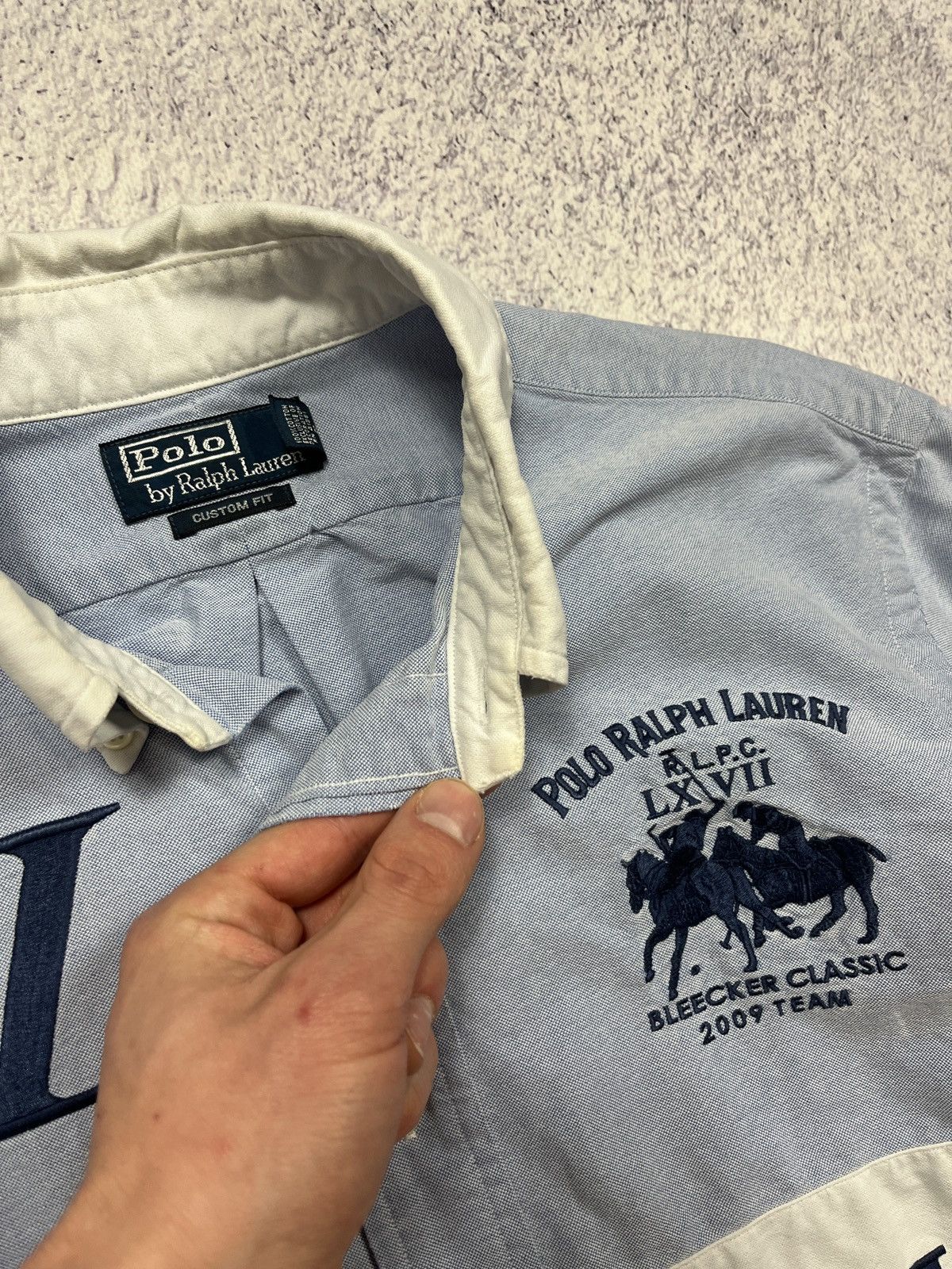 Polo Ralph Lauren × Ralph Lauren × Vintage Polo Ralph Lauren Mercer Bleecker Classic 2009 Team Shirt Size US M / EU 48-50 / 2 - 11 Thumbnail