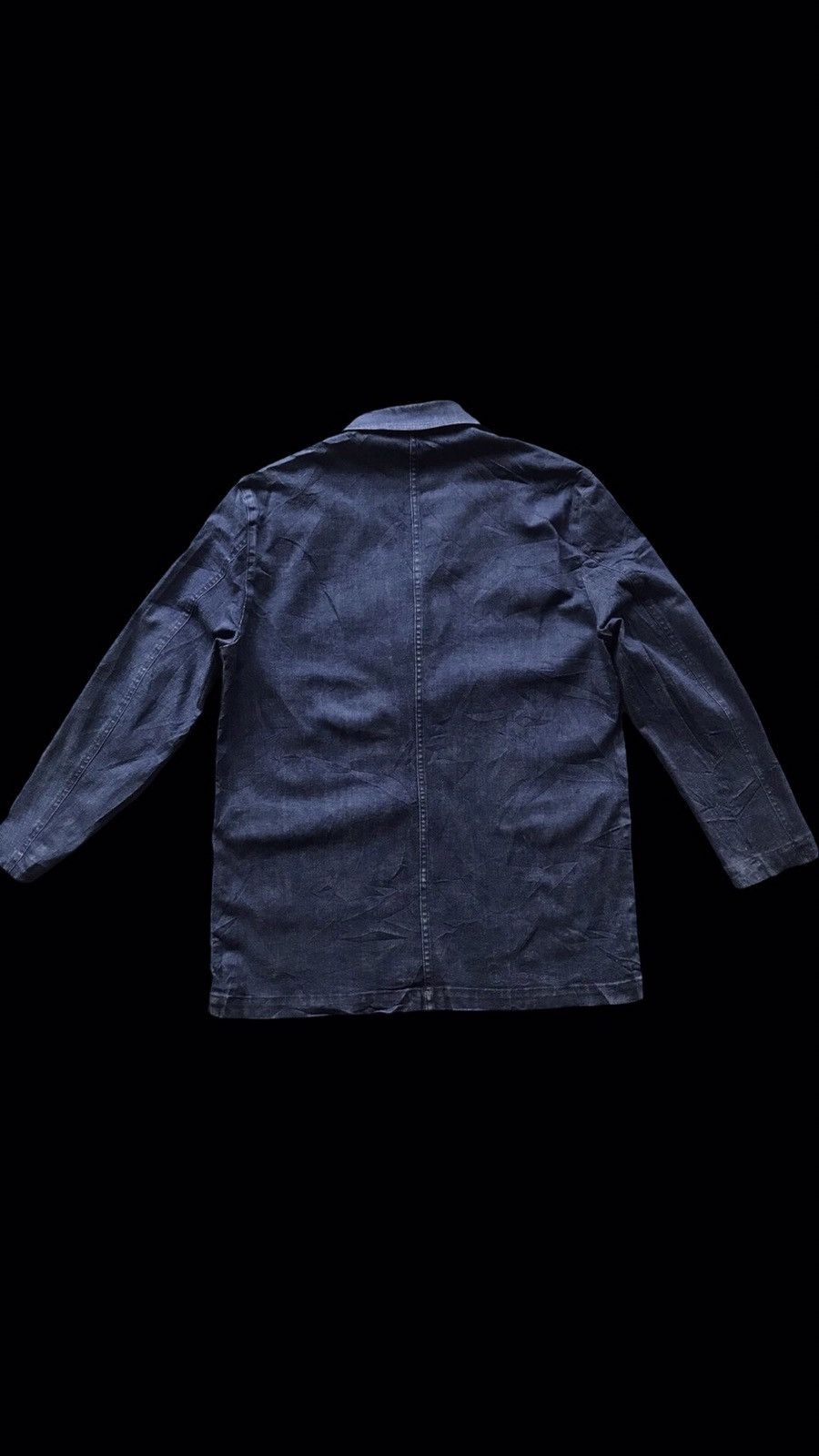 Indigo NAVY BLUE Japan Indigo Stretchable Chore Jacket Size US M / EU 48-50 / 2 - 2 Thumbnail