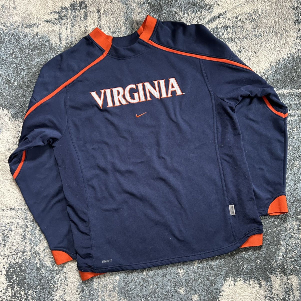 Nike 2009 UNiVERSiTY of ViRGiNiA L/S TENNiS TOP UVA CAVALiERS Size US L / EU 52-54 / 3 - 1 Thumbnail