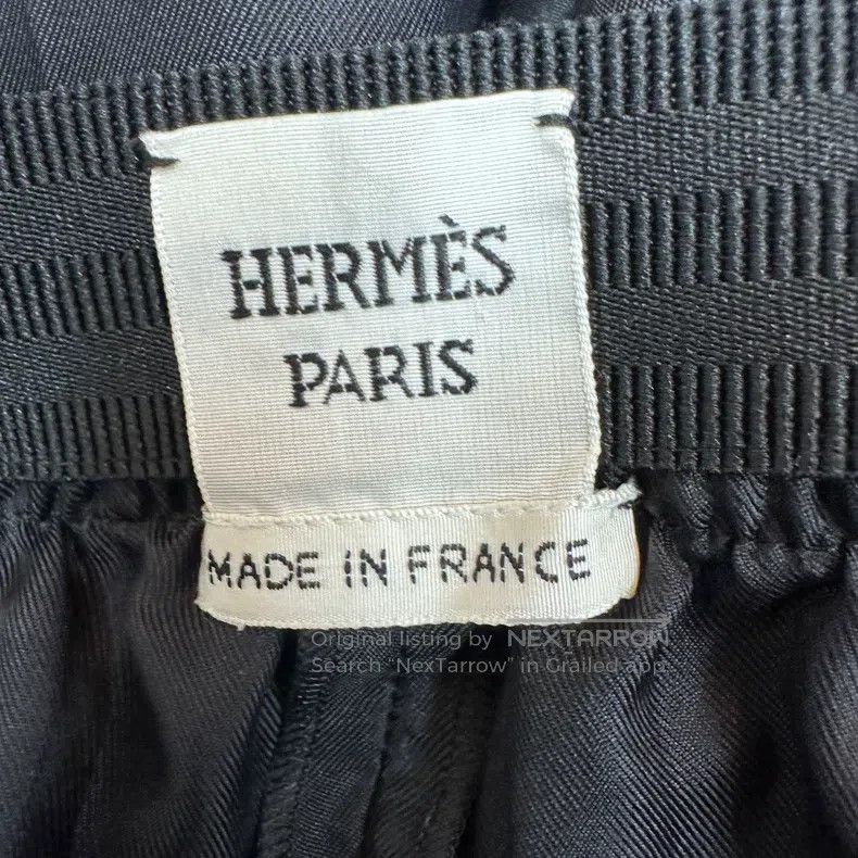 Hermes Hermes Black Silk Wide Leg Pants Size 24" / US 00 / IT 34 - 3 Thumbnail