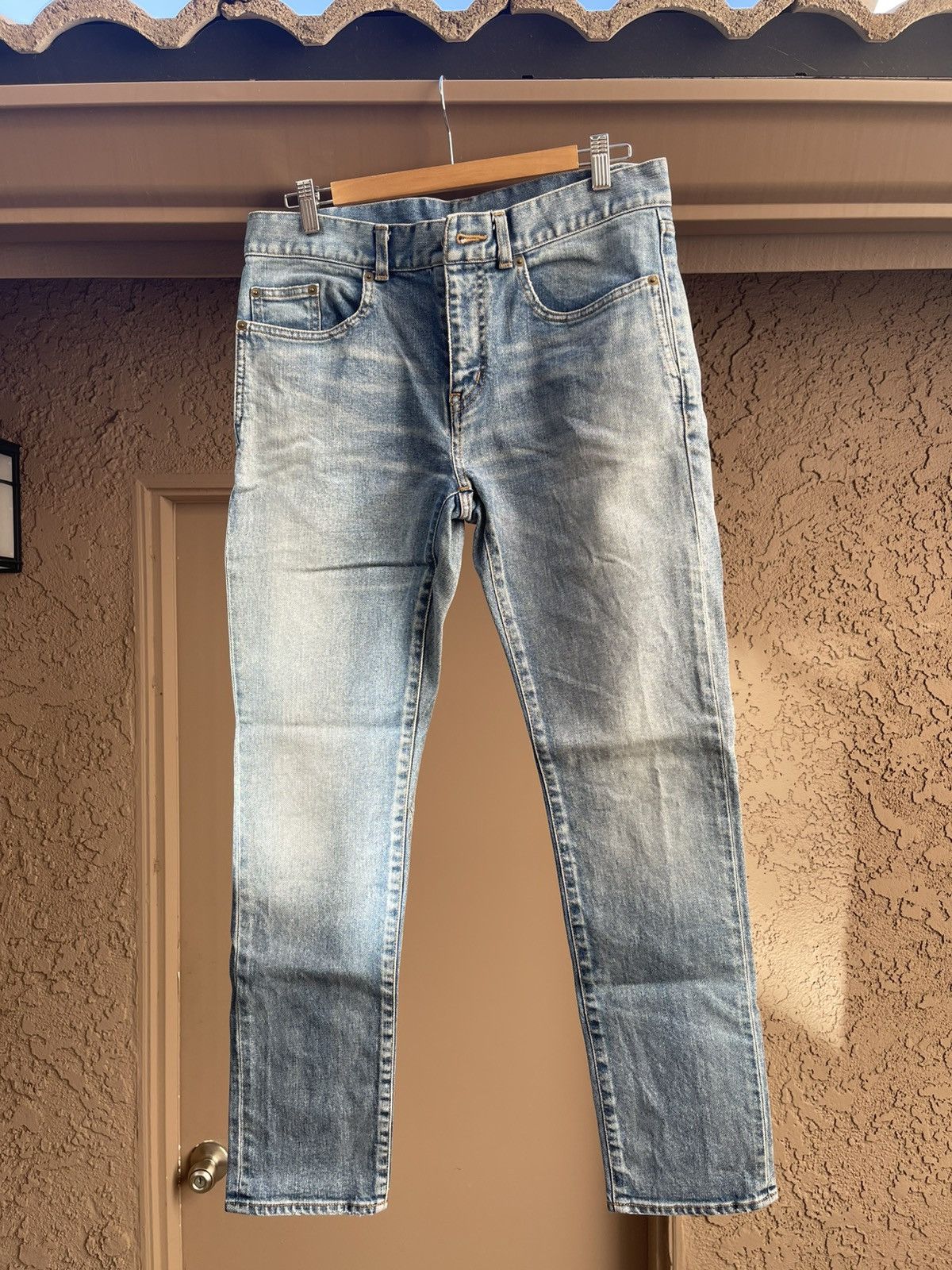 Saint Laurent Paris Saint Laurent Skinny Jeans Size US 31 - 1 Thumbnail