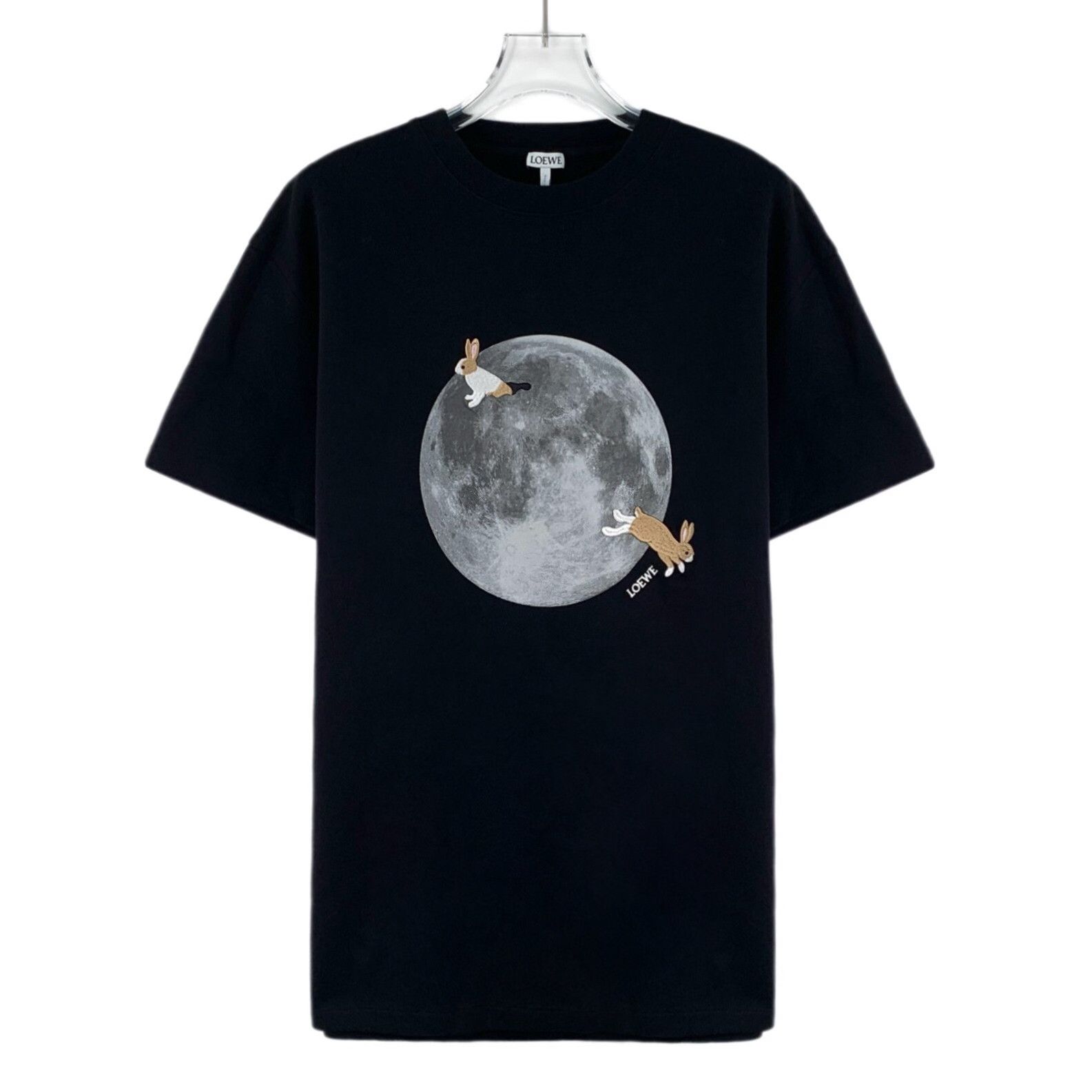 Loewe Loewe 25 Moon Rabbit Embroidery Cotton T-shirt Size XS / US 0-2 / IT 36-38 - 1 Thumbnail