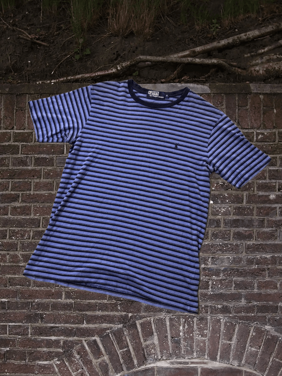 T-Shirt Ralph Lauren Striped by Polo vintage streetwear Y2K
