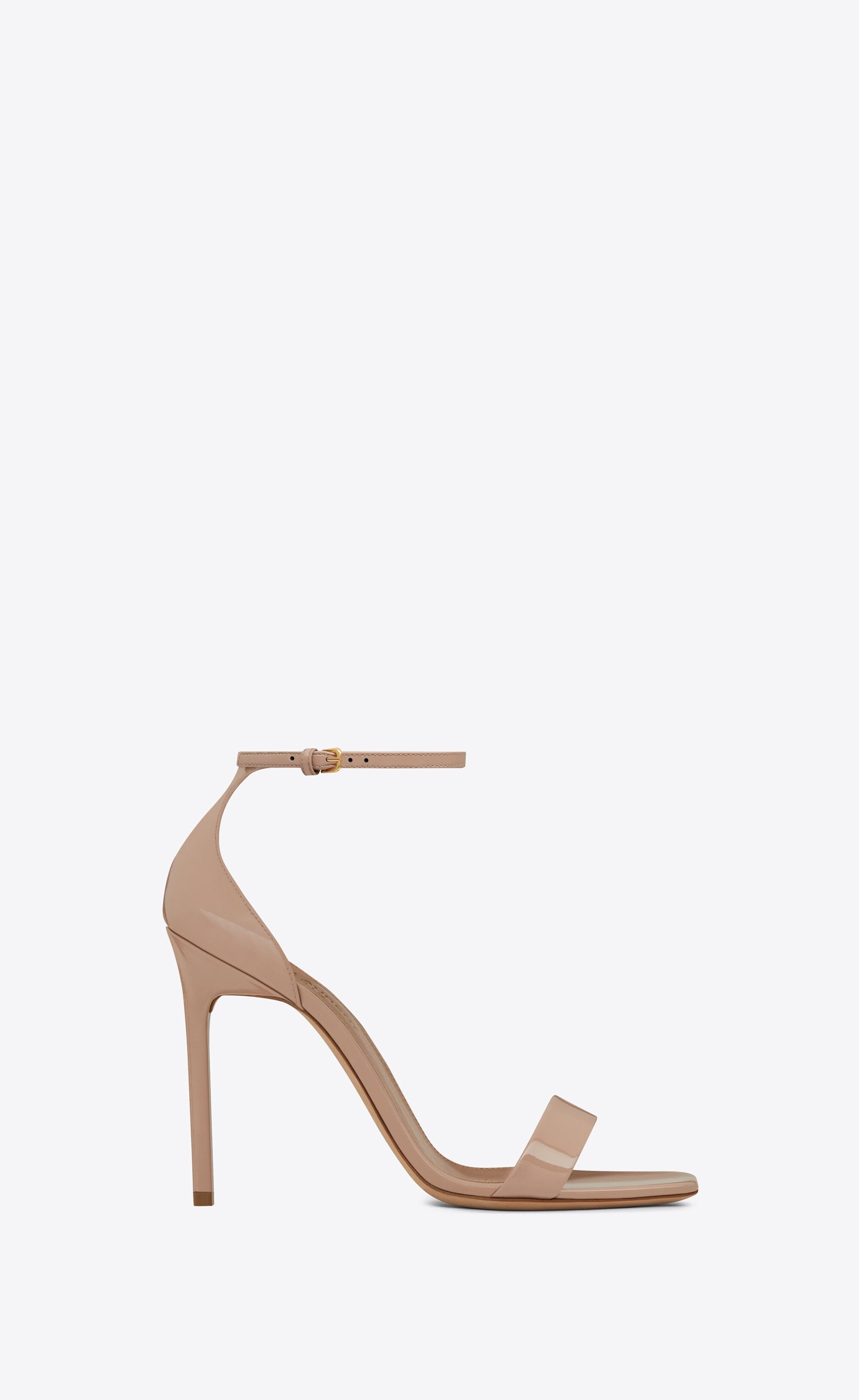 Saint Laurent Paris Amber Sandals in beige Size US 10 / IT 40 - 1 Thumbnail
