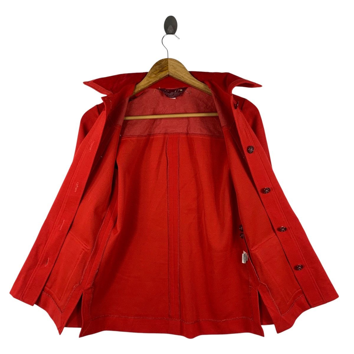 Vintage Vintage 90s ARNOLD PALMER RENOWN Button Up Red Coat Size S / US 4 / IT 40 - 3 Thumbnail