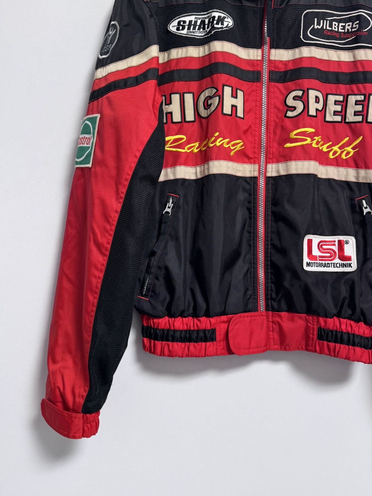 Designer Vintage Moto Racing Racing High Speed MotoGP Castrol Size US M / EU 48-50 / 2 - 3 Thumbnail