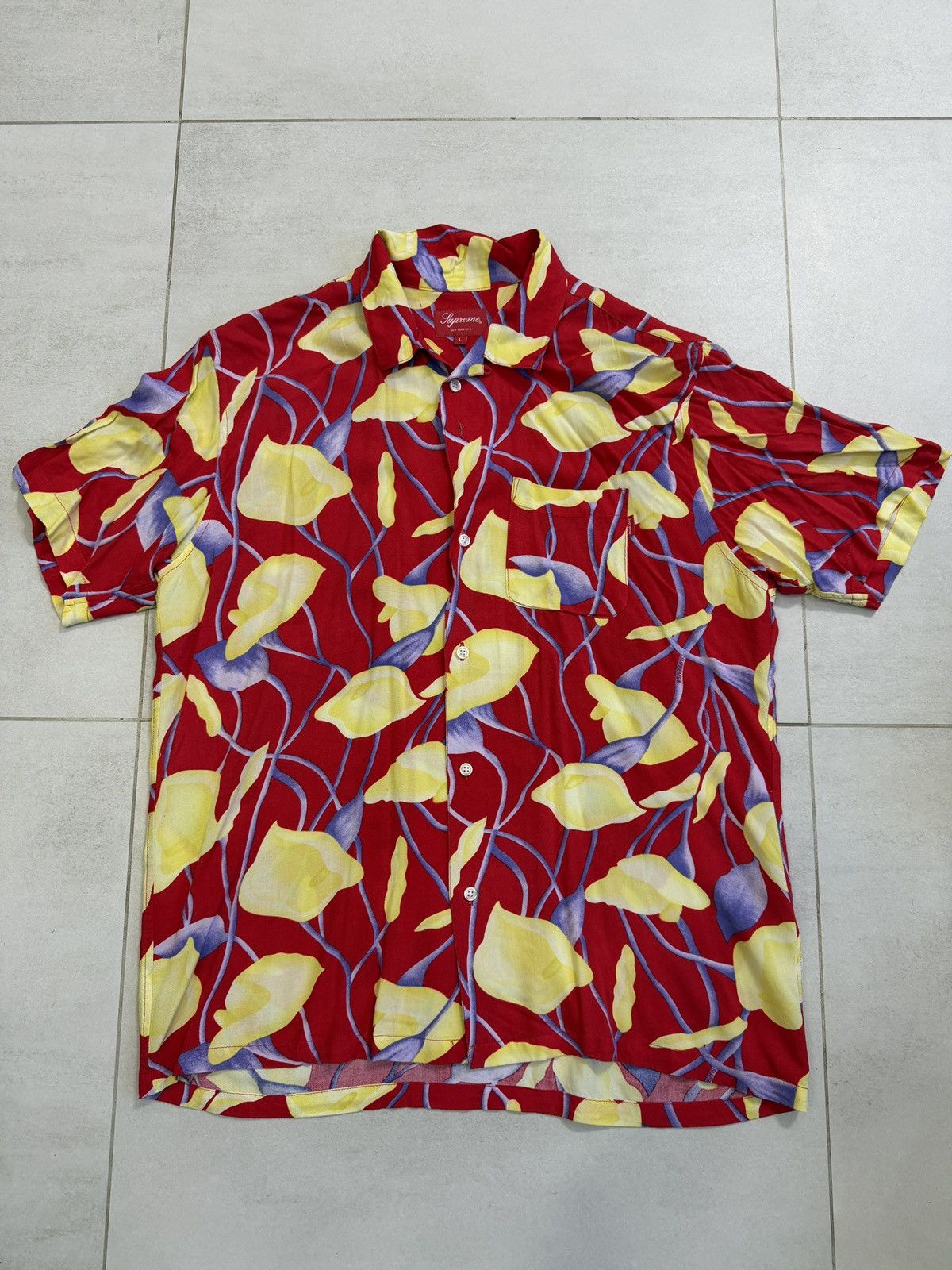 Supreme Supreme Lily Rayon Shirt Size Large Size US L / EU 52-54 / 3 - 3 Thumbnail