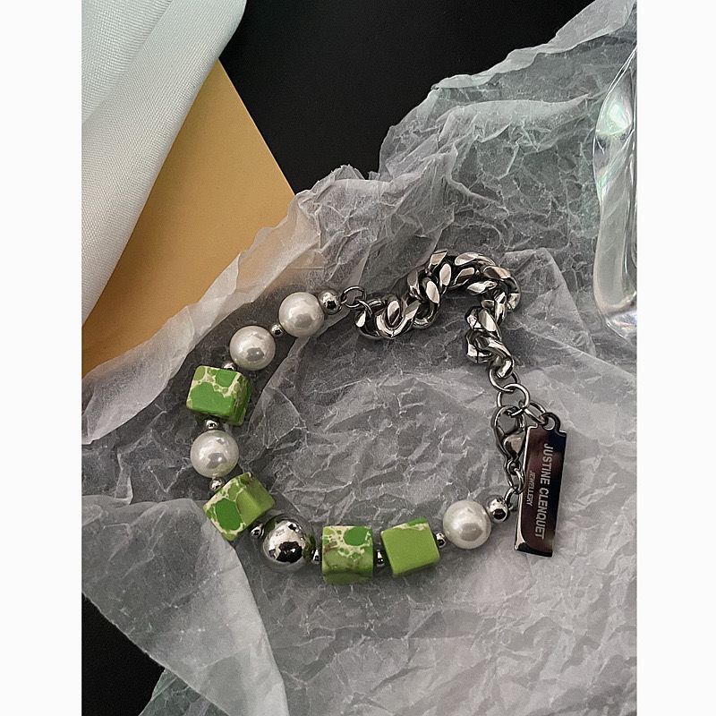 Other Stone New Design Bracelet Y2K Punk Chain Bracelets Chains Size ONE SIZE - 1 Thumbnail