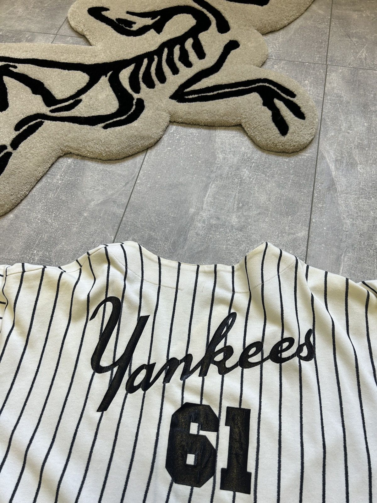 New York Yankees Mens Vintage New York Yankees Jersey T-shirt tee streetwear Size US XL / EU 56 / 4 - 19 Thumbnail