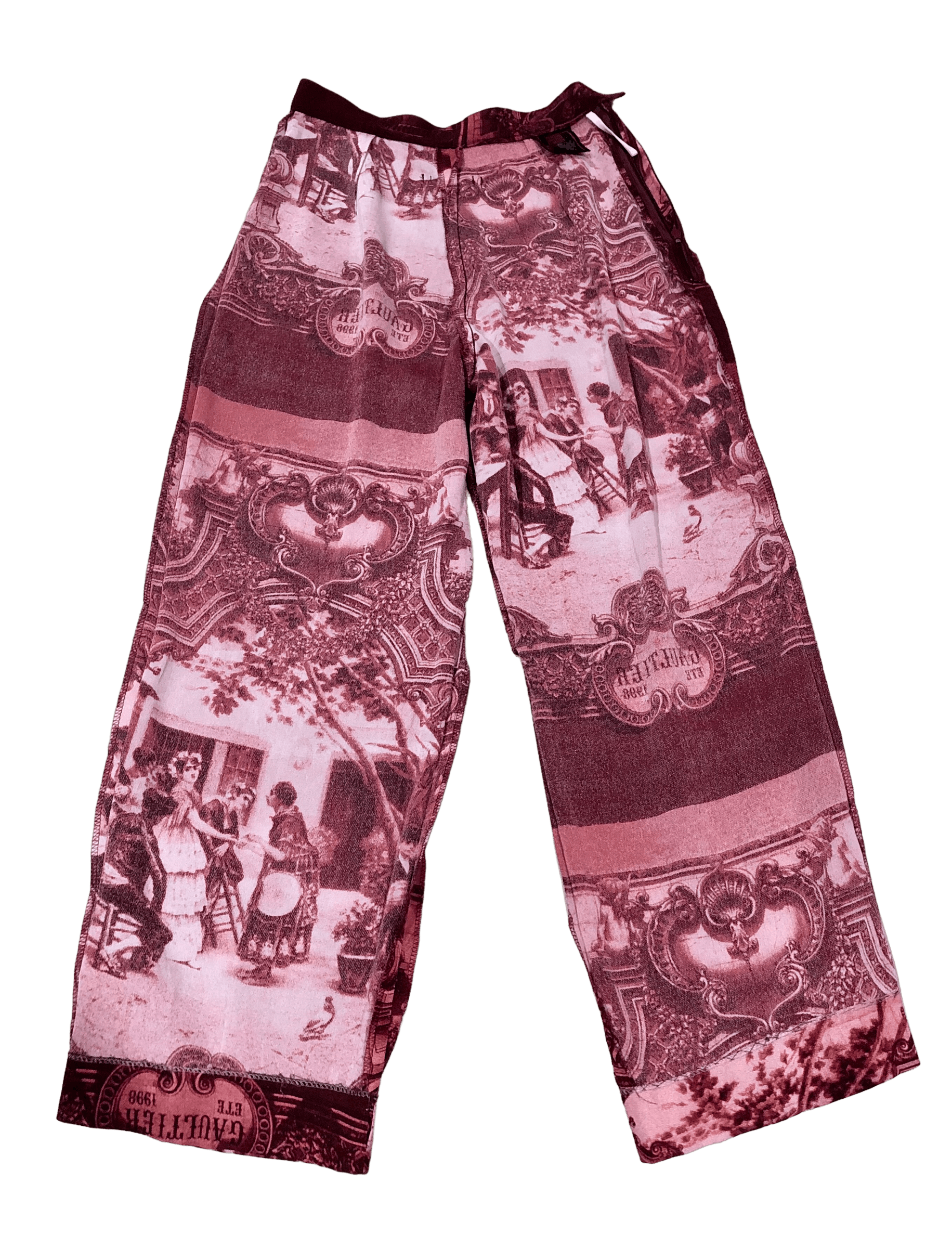 Jean Paul Gaultier Vintage Jean Paul Gaultier SS 1998 Frida Kahlo Printed Pants Size 25" / US 0 / IT 36 - 10 Thumbnail