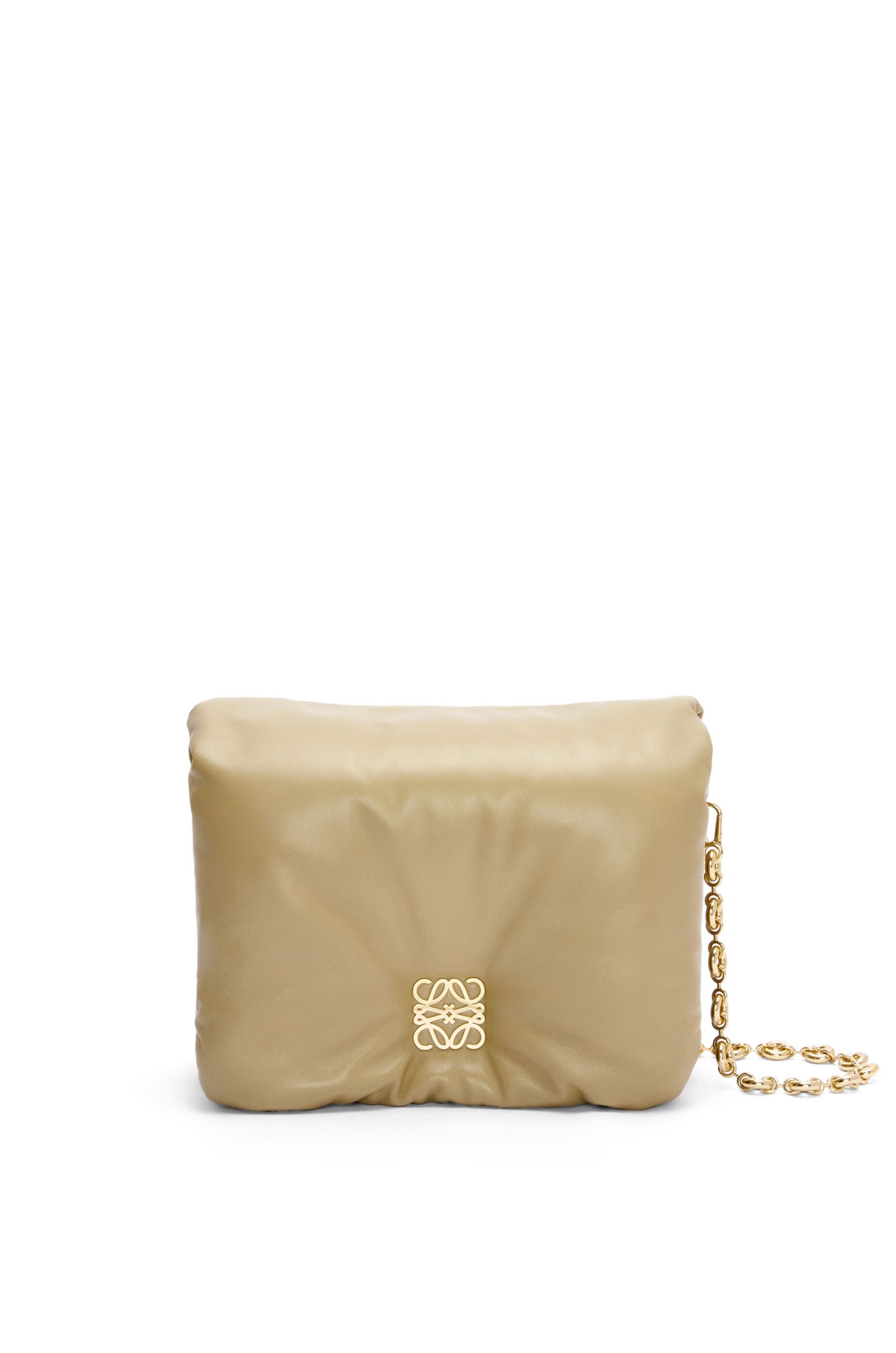 Loewe o1in1g0426 Size: OS/ Goya Puffer Bag in Clay Green Size ONE SIZE - 1 Thumbnail