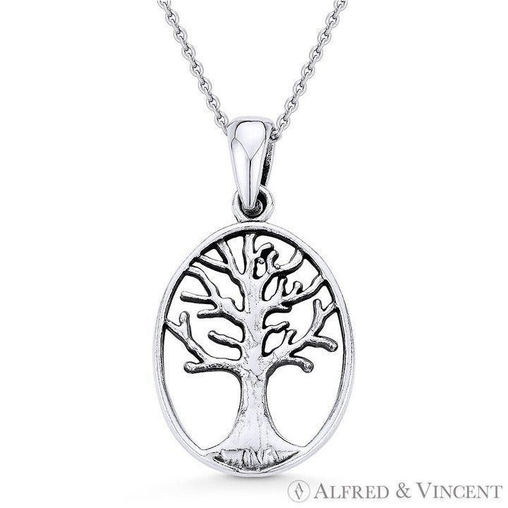Other Tree-of-Life Etz Chaim Charm 31.5x17.5mm Oxidized Pendant Size ONE SIZE - 1 Preview