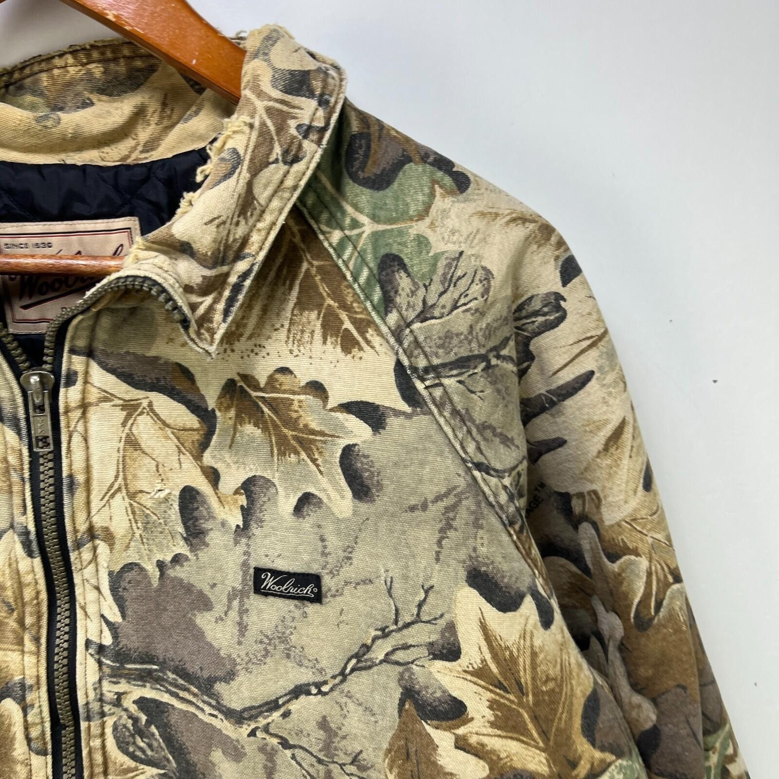 Woolrich Woolen Mills Vintage Realtree Camo Detroit Style Jacket Large Bomber Size US L / EU 52-54 / 3 - 3 Thumbnail
