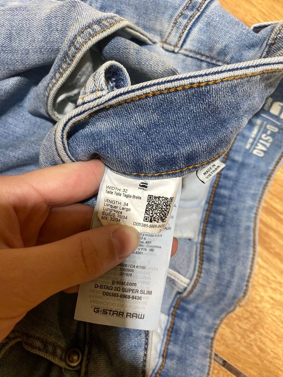G-Star G STAR D-STAQ 3D SUPER SLIM SIZE 32 Size US 32 / EU 48 - 3 Thumbnail