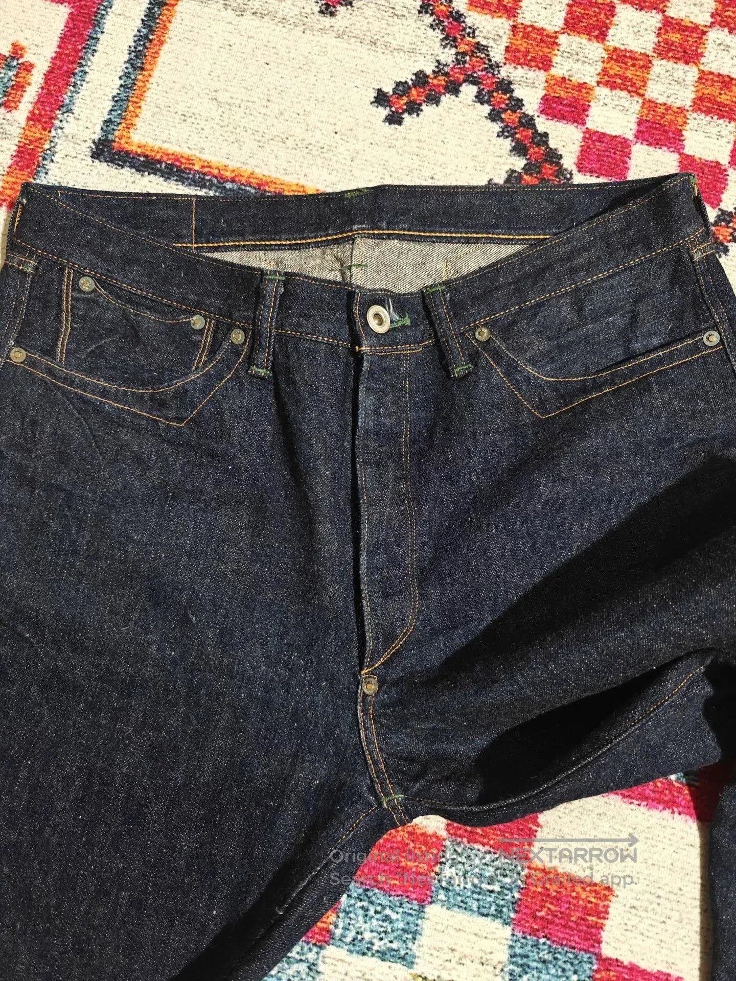 Vintage Warehouse 20th Anniversary Brown Duck Digger Jeans. Size US 32 / EU 48 - 4 Thumbnail